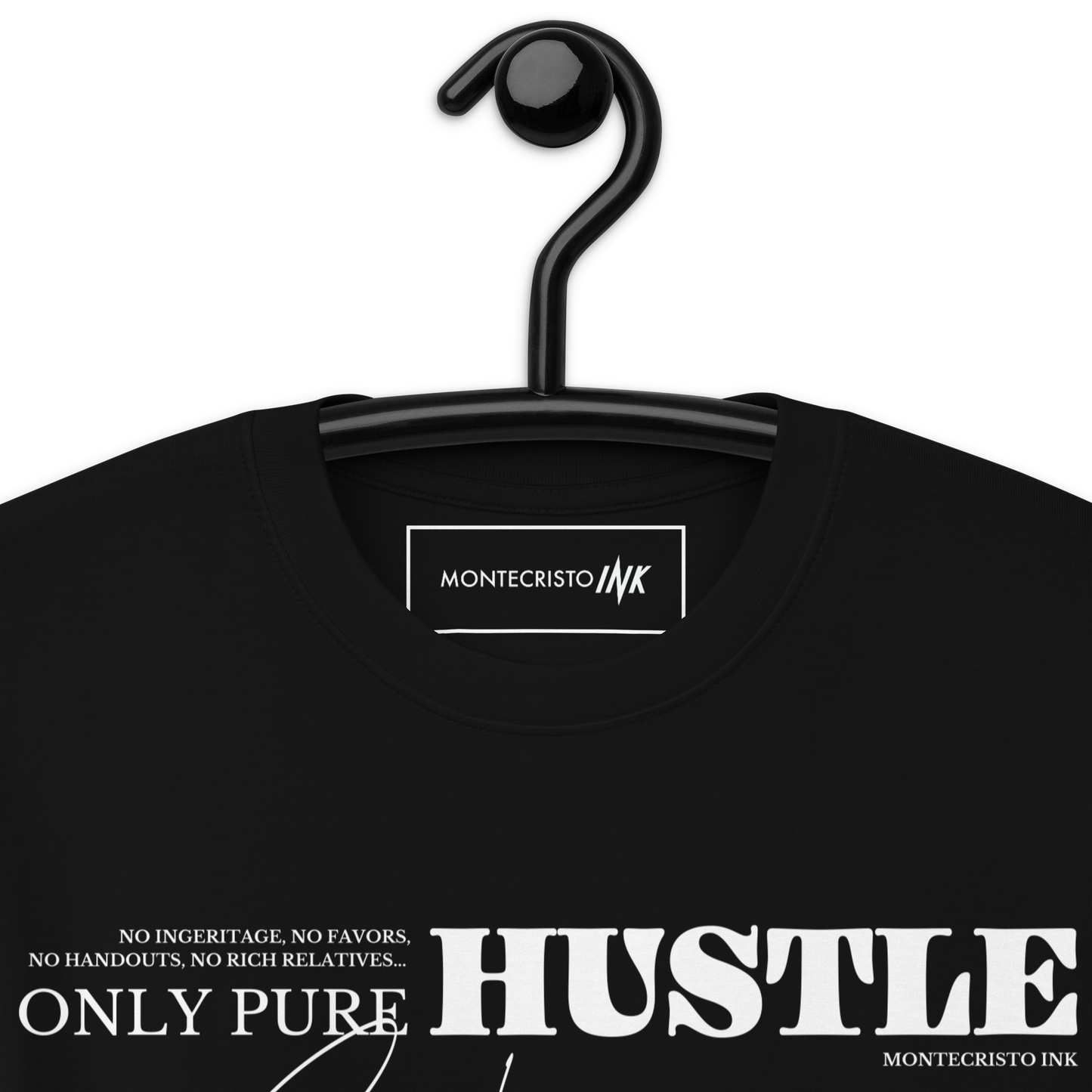 Premium Tee with "Only Pure Hustle" motif