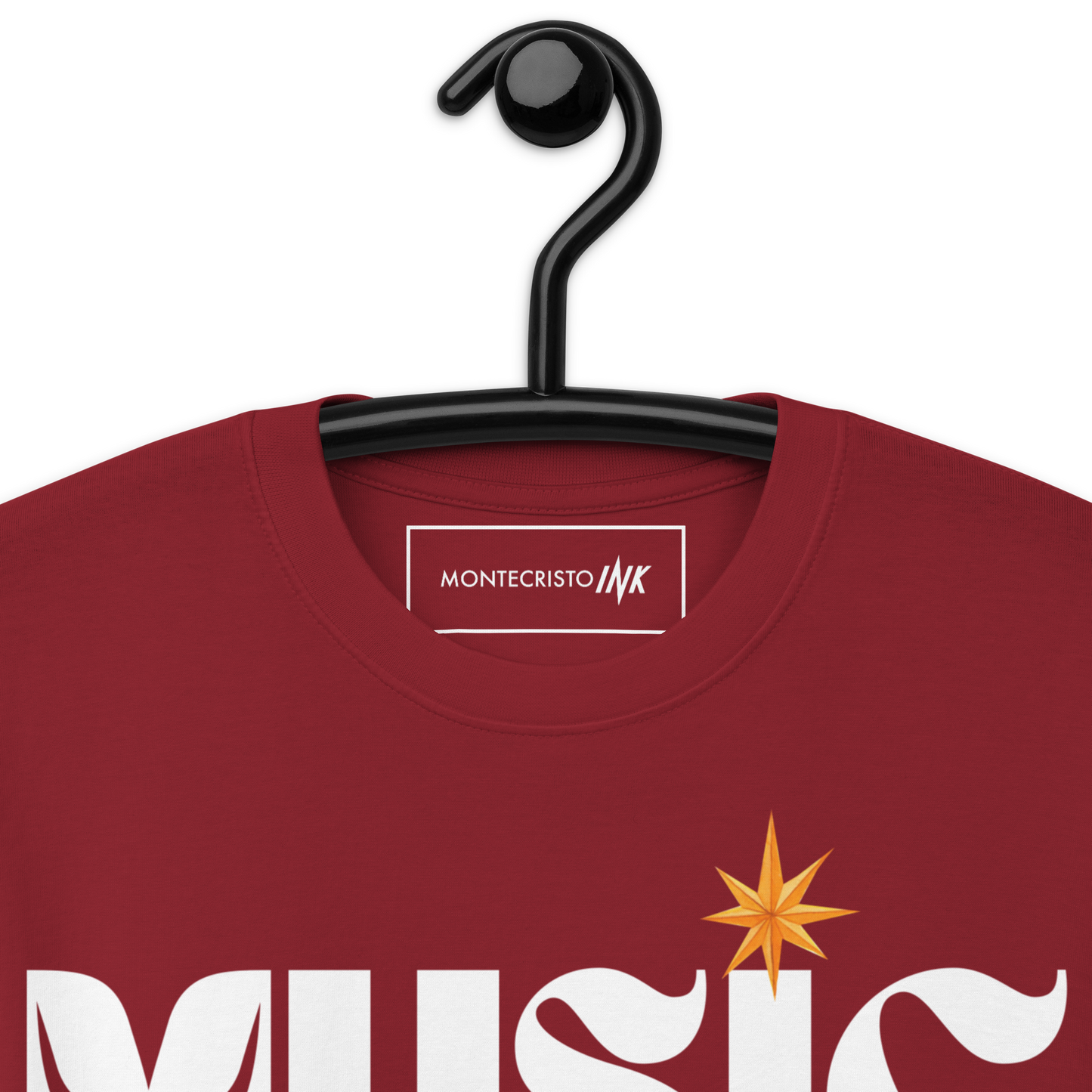 Premium T-shirt with "Music" motif