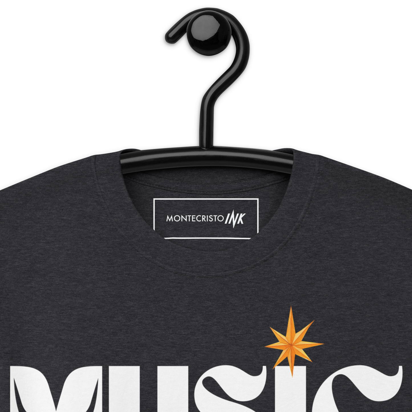 Premium T-shirt with "Music" motif