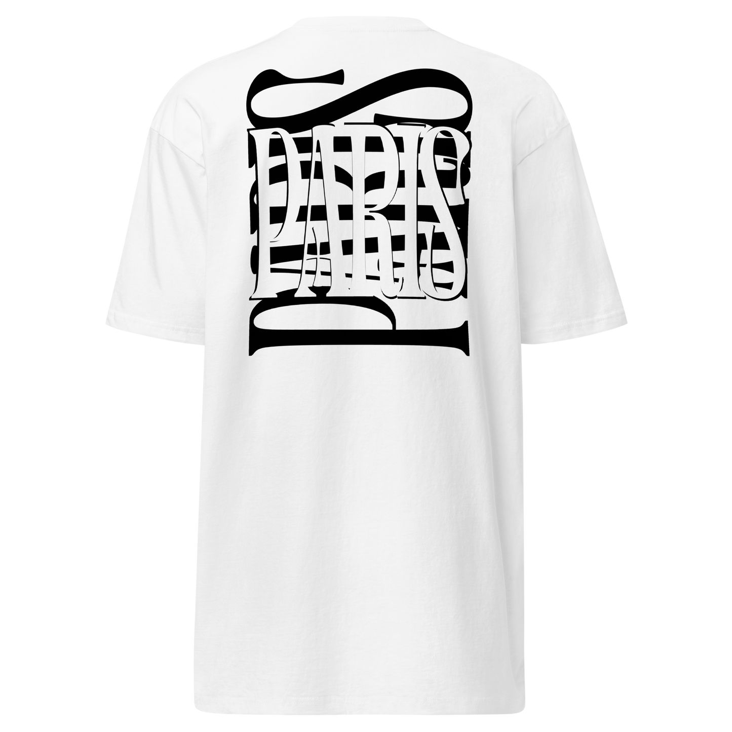 Premium Tee with “LES CHAMPS ELYSÉES, PARIS” Print