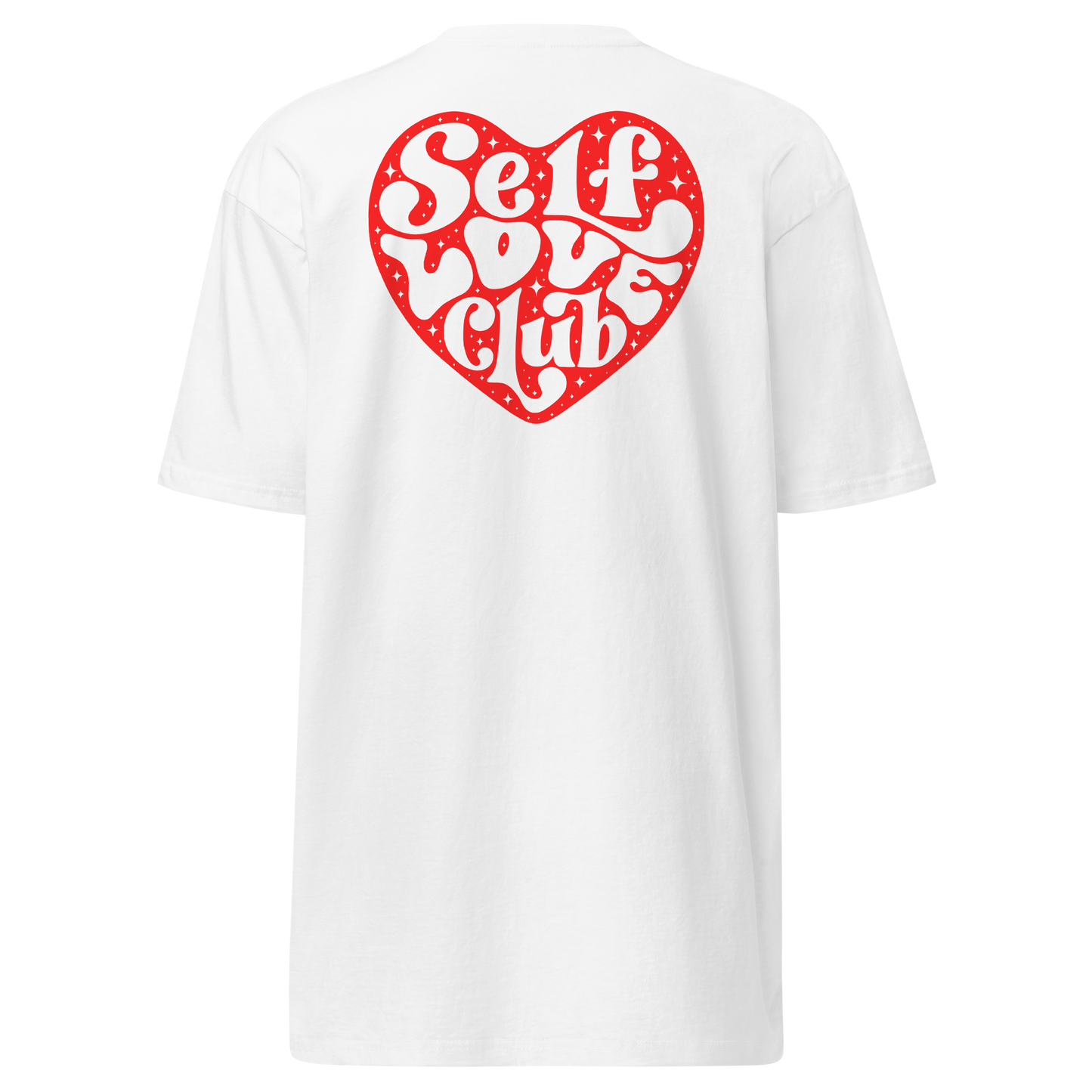 Premium T-shirt with "Self Love Club" motif