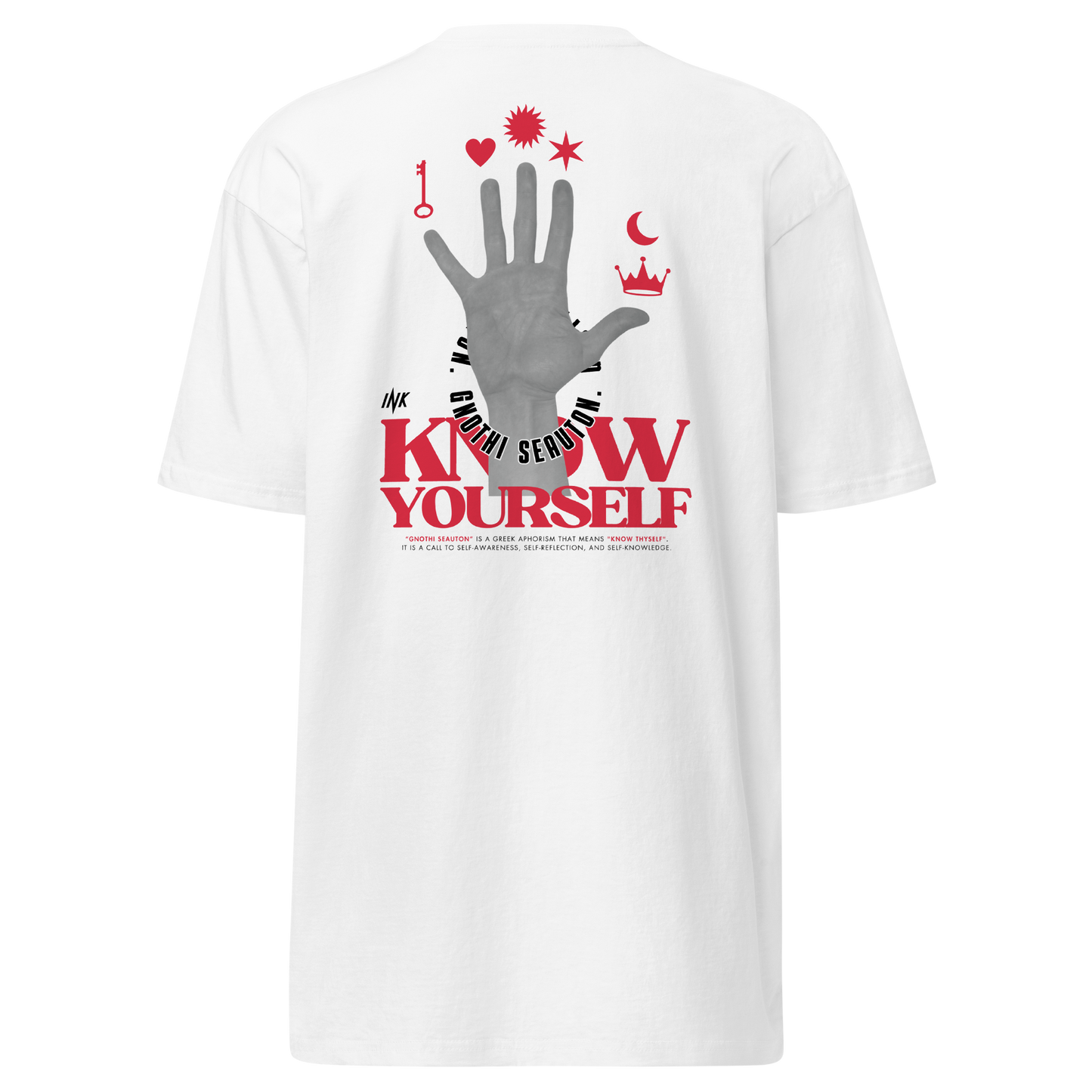 Premium Tee with "Know Yourself" design