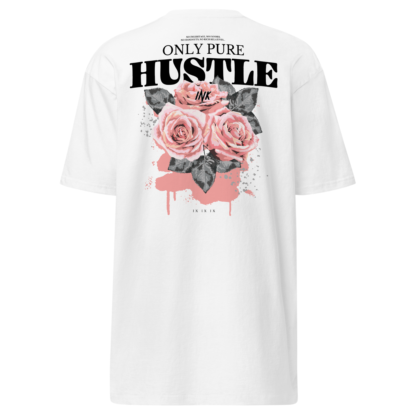 Premium Tee with "Only Pure Hustle" motif