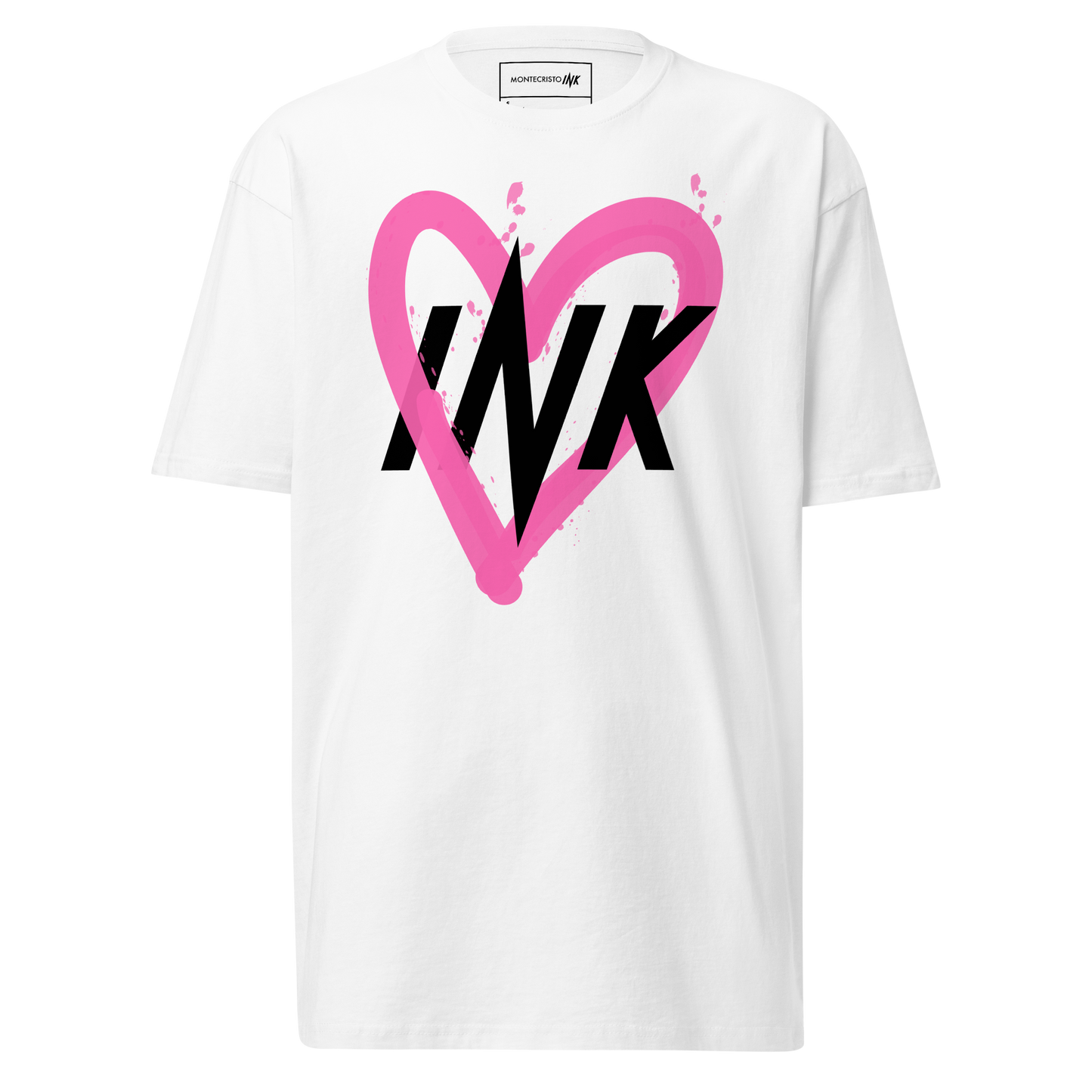 Premium T-shirt with "Ink Heart" Iconic motif