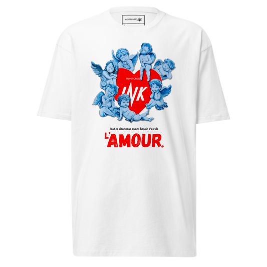 Premium T-shirt with Iconic “AMOUR” motif