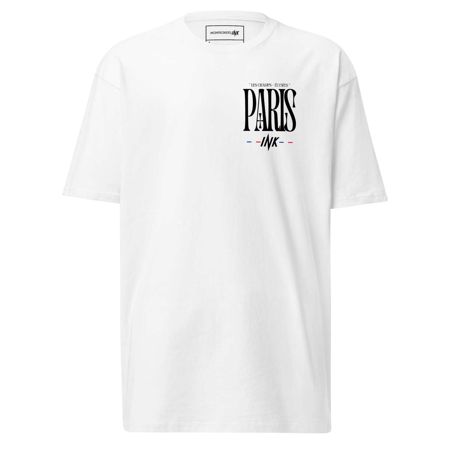 Premium Tee with “LES CHAMPS ELYSÉES, PARIS” Print