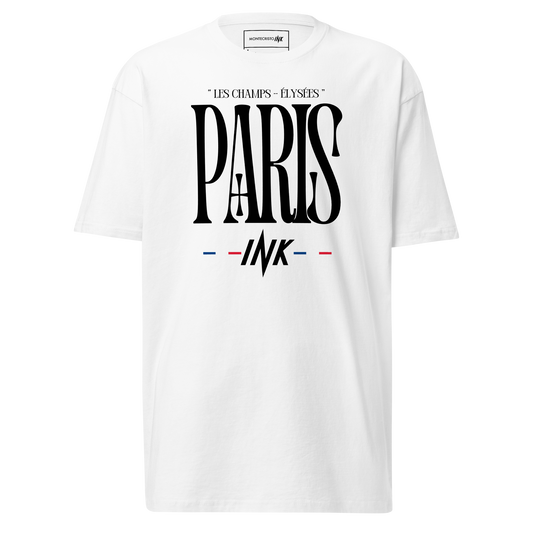 Premium Tee with “LES CHAMPS ELYSÉES, PARIS” Print