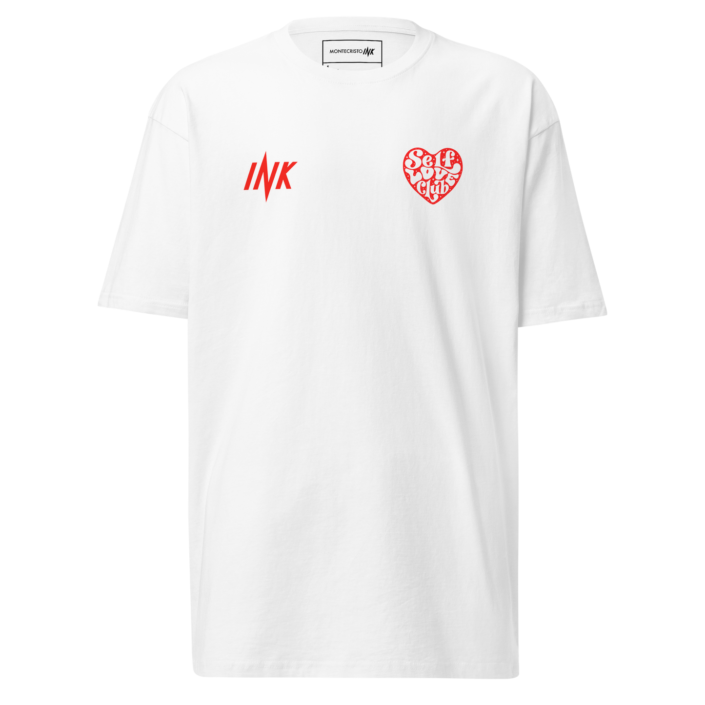 Premium T-shirt with "Self Love Club" motif