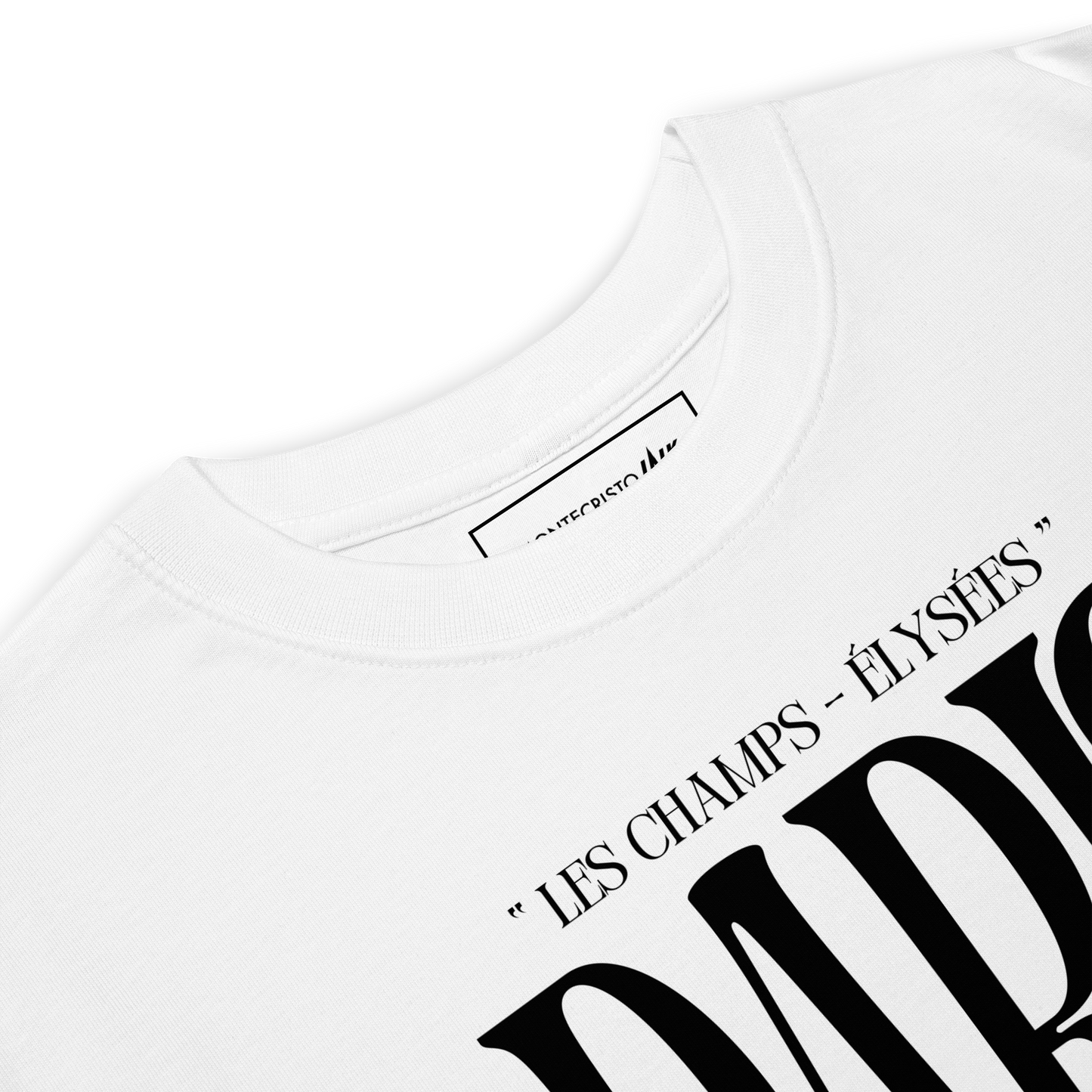 Premium Tee with “LES CHAMPS ELYSÉES, PARIS” Print