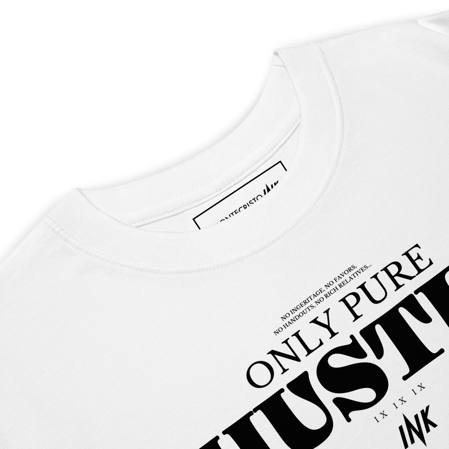 Premium Tee with "Only Pure Hustle" motif