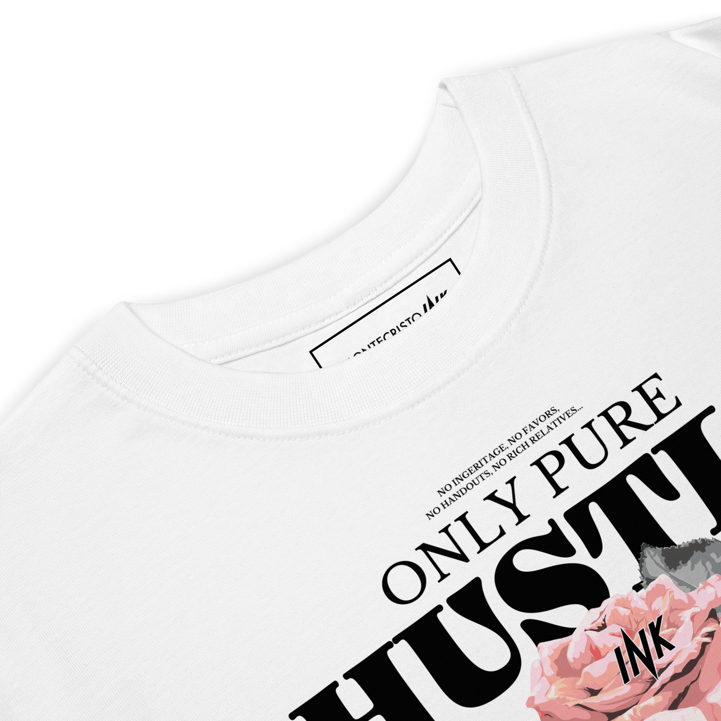 Premium Tee with "Only Pure Hustle" motif