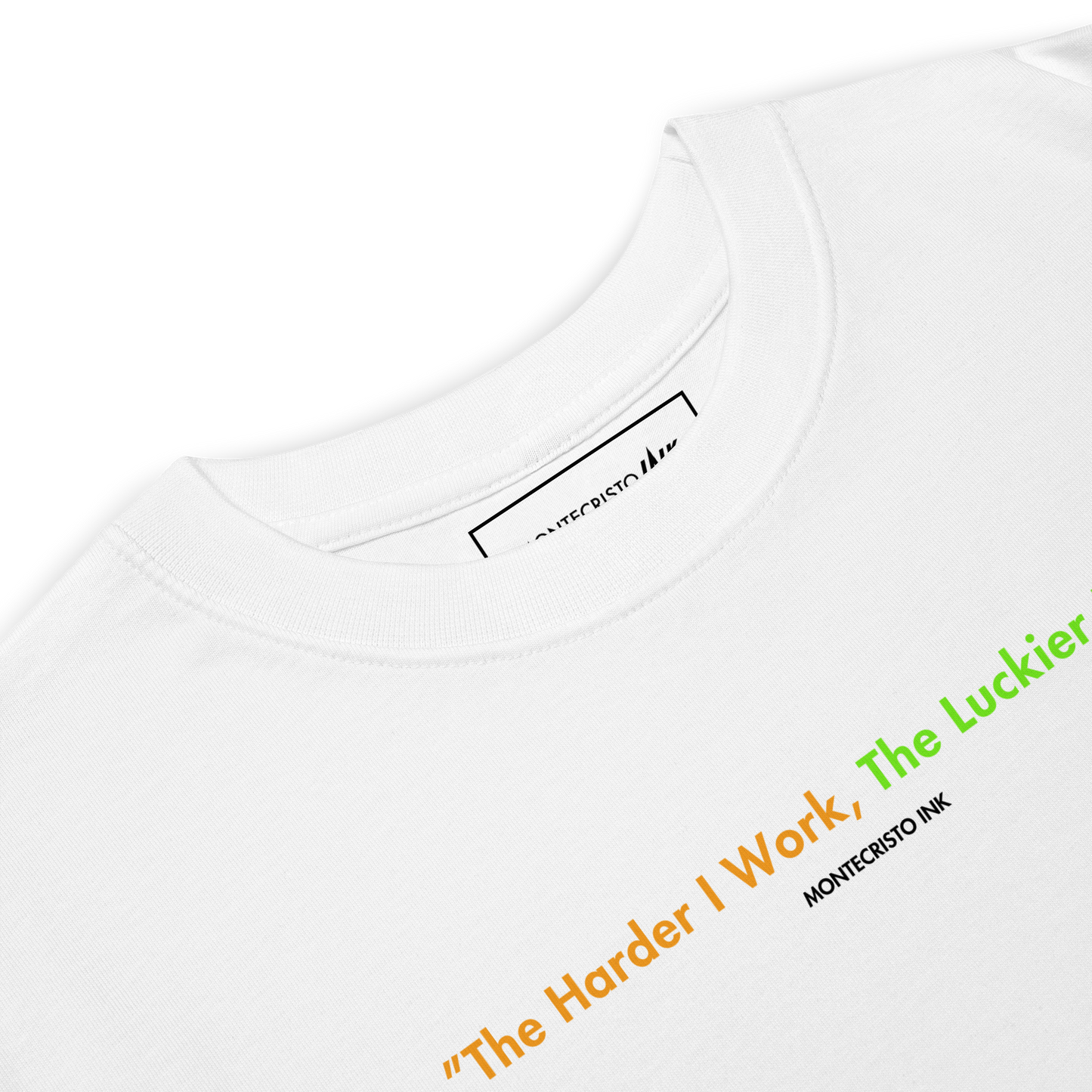 Premium T-shirt with iconic “Lucky Worker” motif