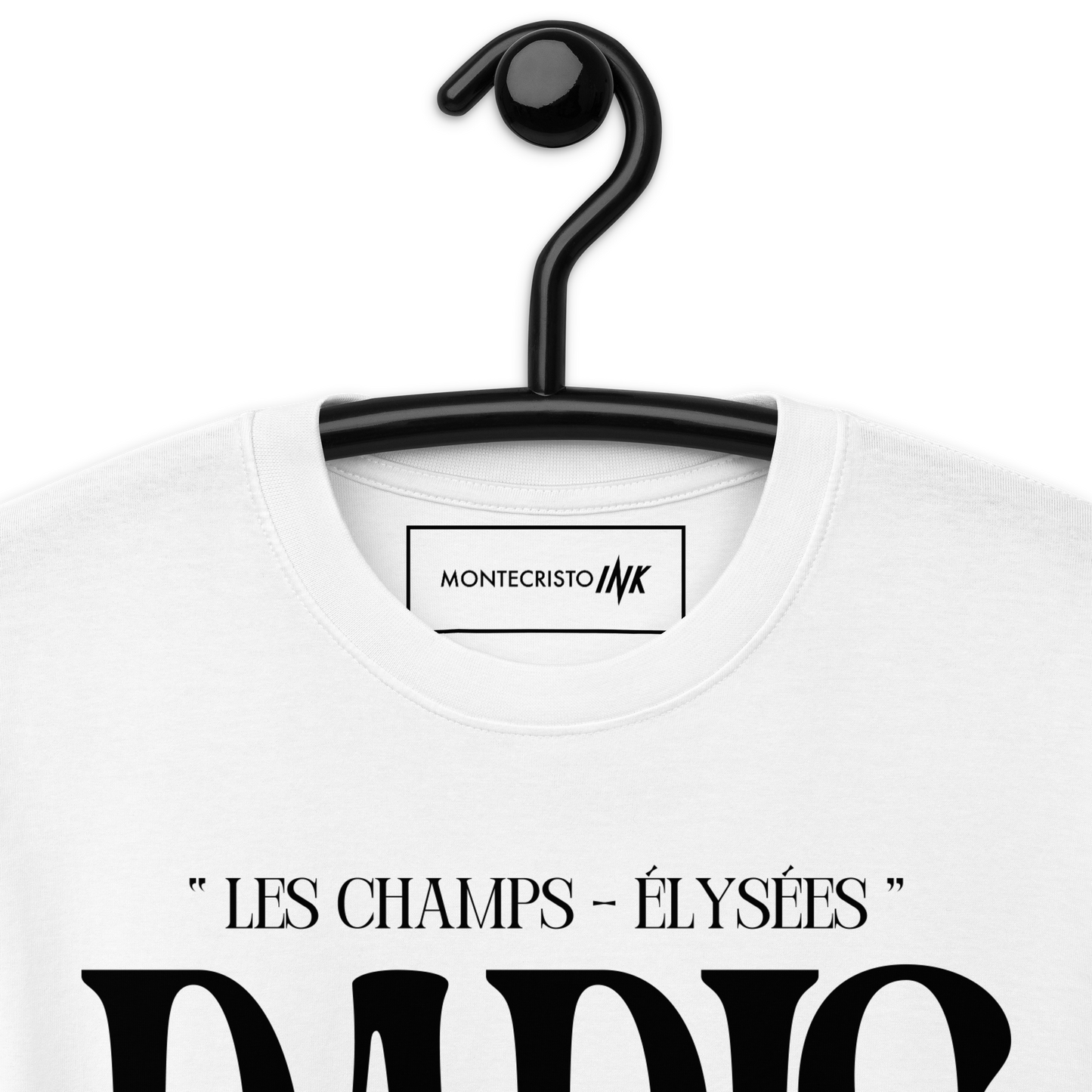 Premium Tee with “LES CHAMPS ELYSÉES, PARIS” Print