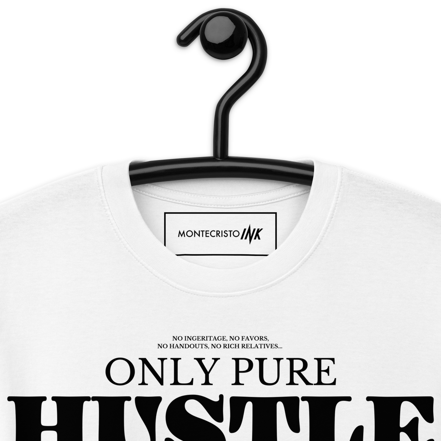 Premium Tee with "Only Pure Hustle" motif