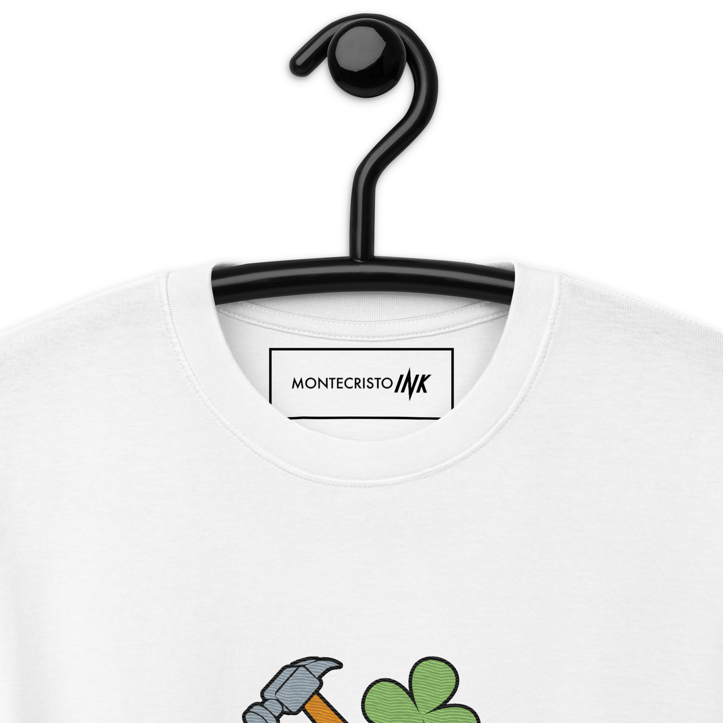 Premium T-shirt with iconic embroidered “Lucky Worker” motif