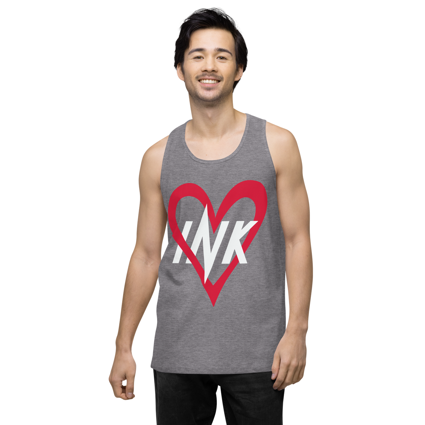 EliteBlend Premium Tank Top with "Ink Love" Iconic motif