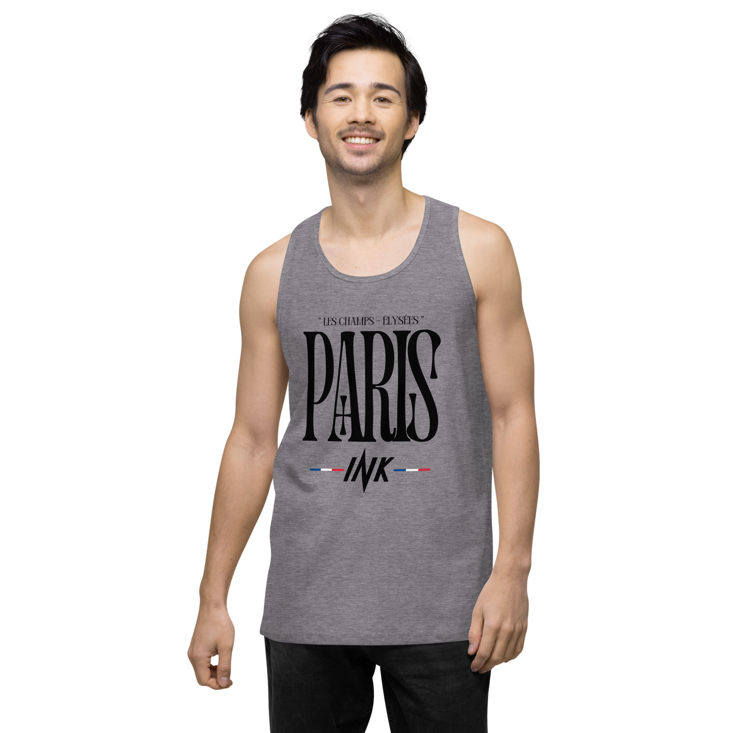 EliteBlend Premium Tank Top with “Arc de Triomphe, Paris” motif