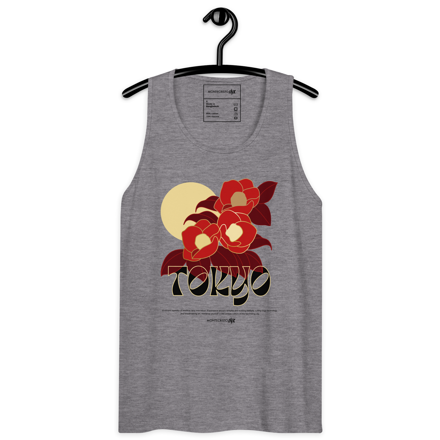 “Tokyo” print EliteBlend Premium Tank Top