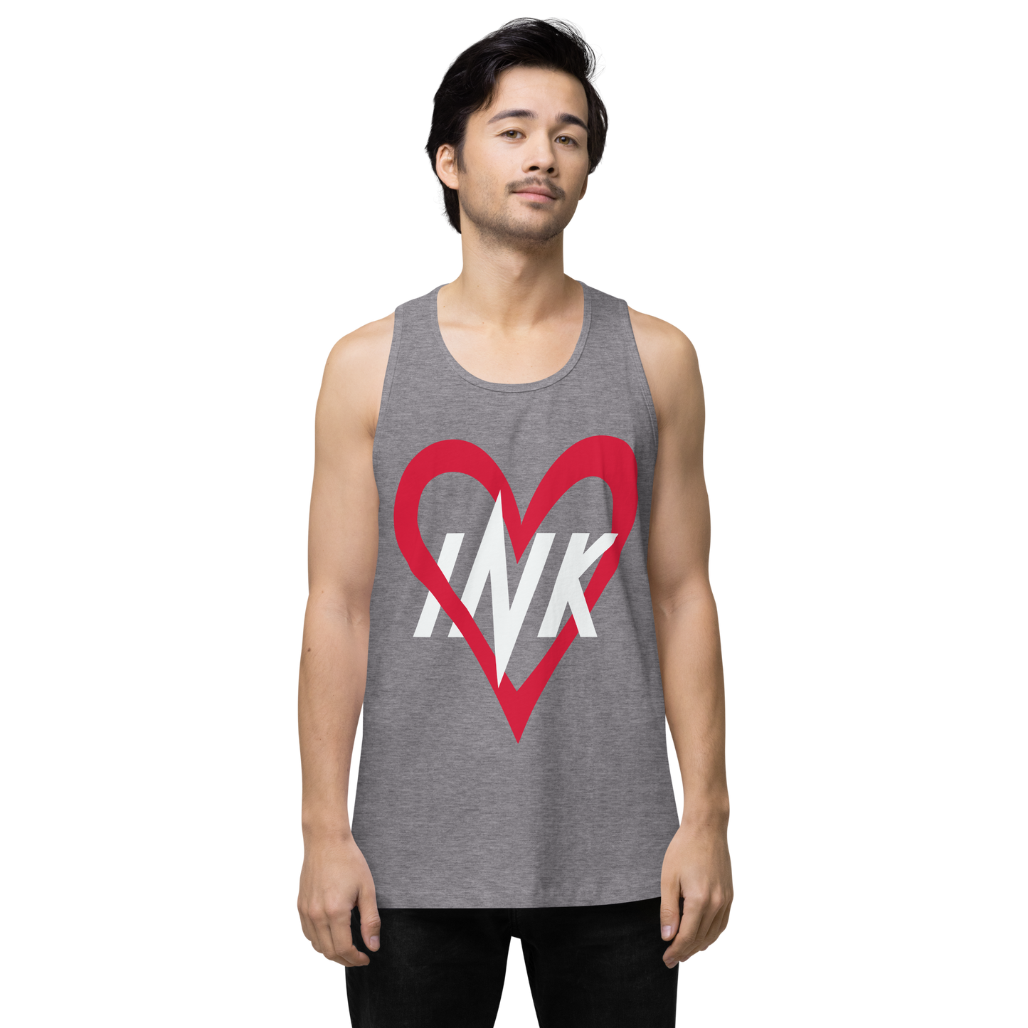 EliteBlend Premium Tank Top with "Ink Love" Iconic motif