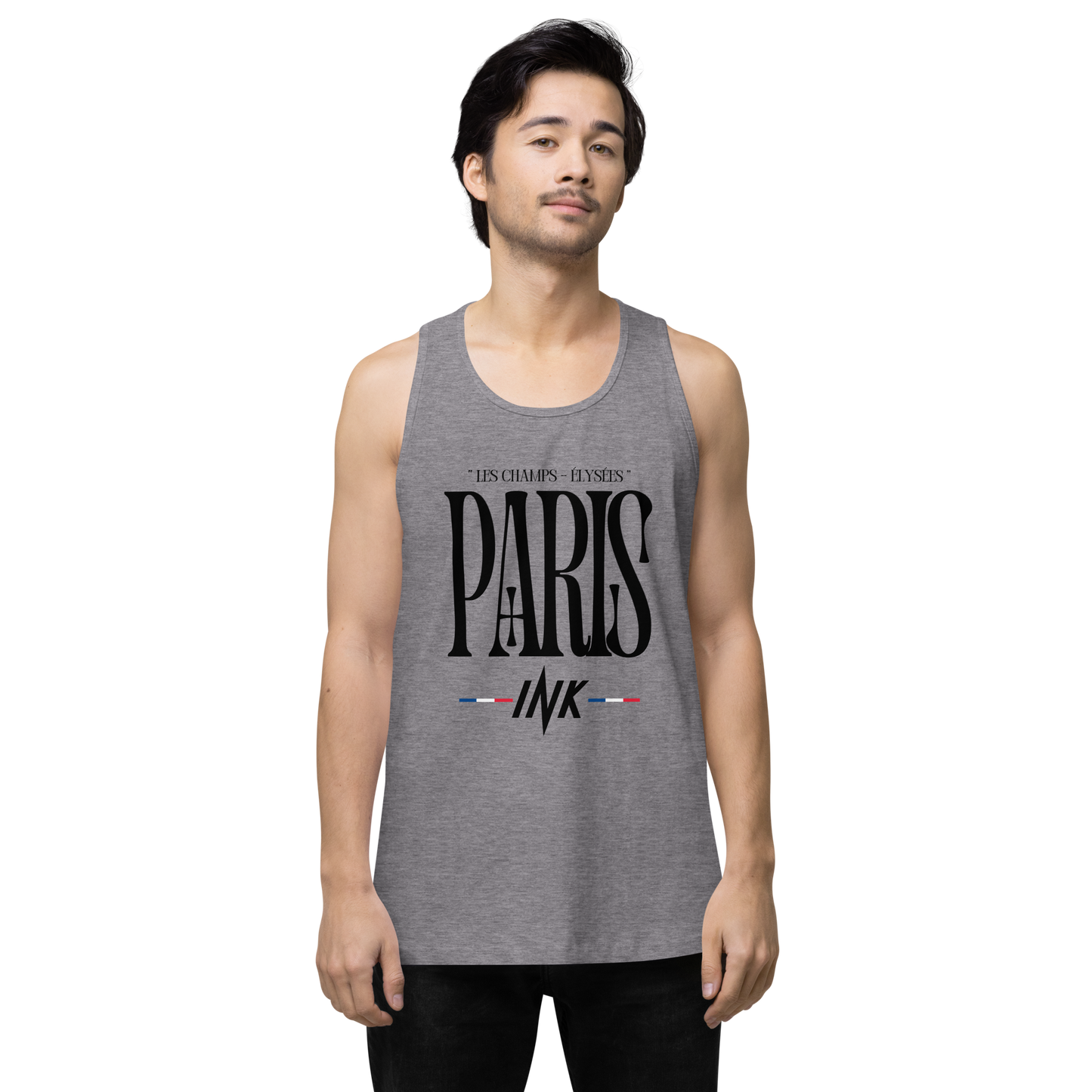 EliteBlend Premium Tank Top with “Arc de Triomphe, Paris” motif