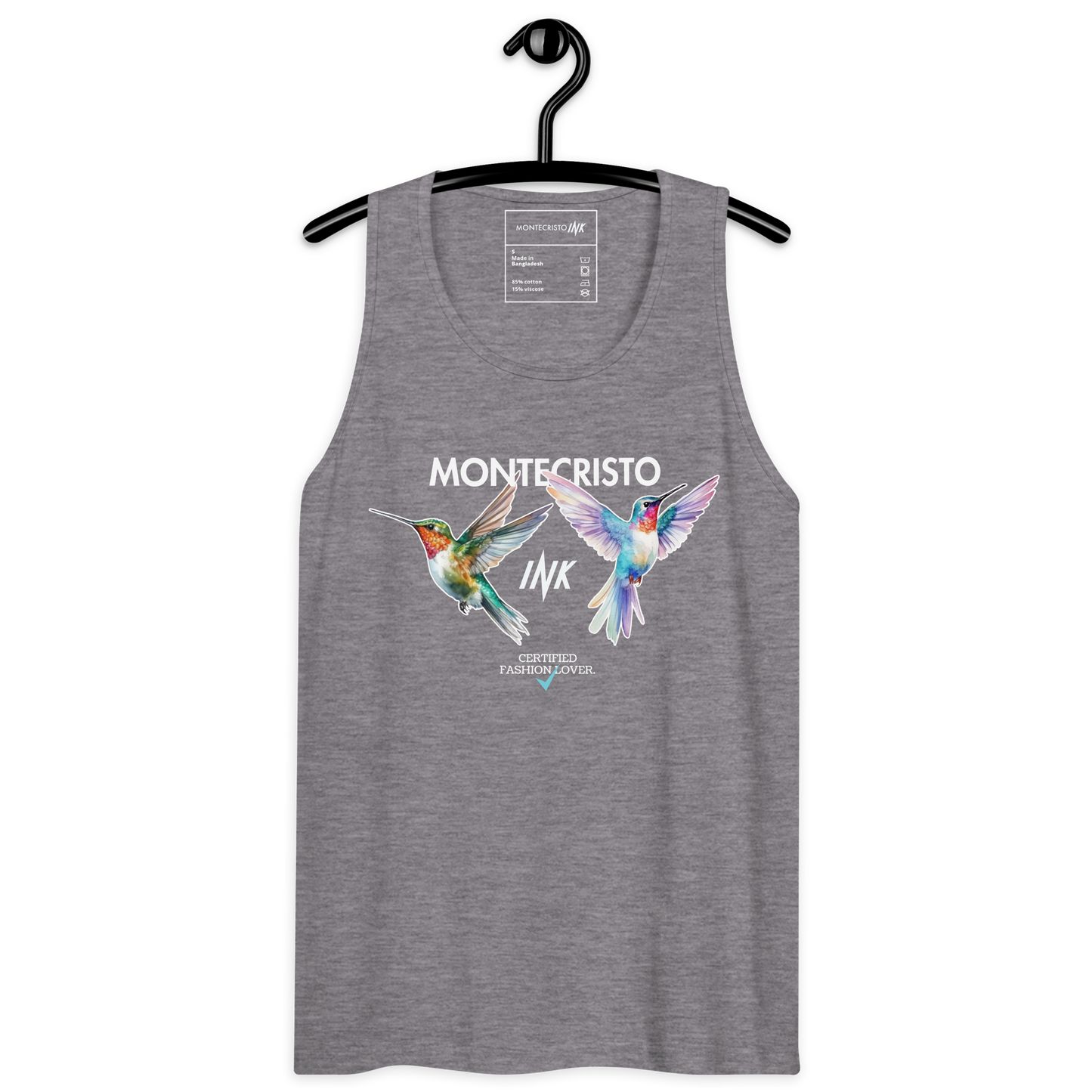 EliteBlend Premium Tank Top with "Certified Fashion Lover" motif