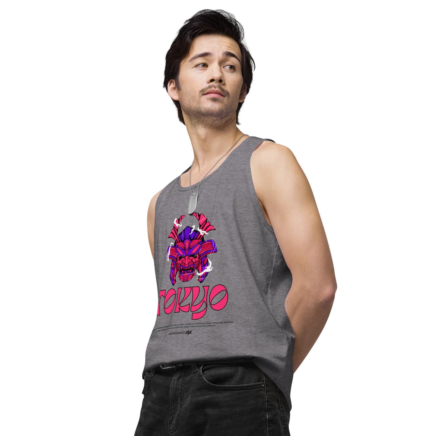 “Tokyo” print EliteBlend Premium Tank Top