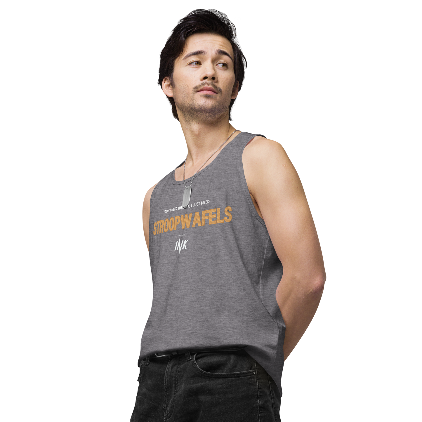 "I Don't Need Therapy, I Just Need STROOPWAFELS" EliteBlend Premium Tank Top