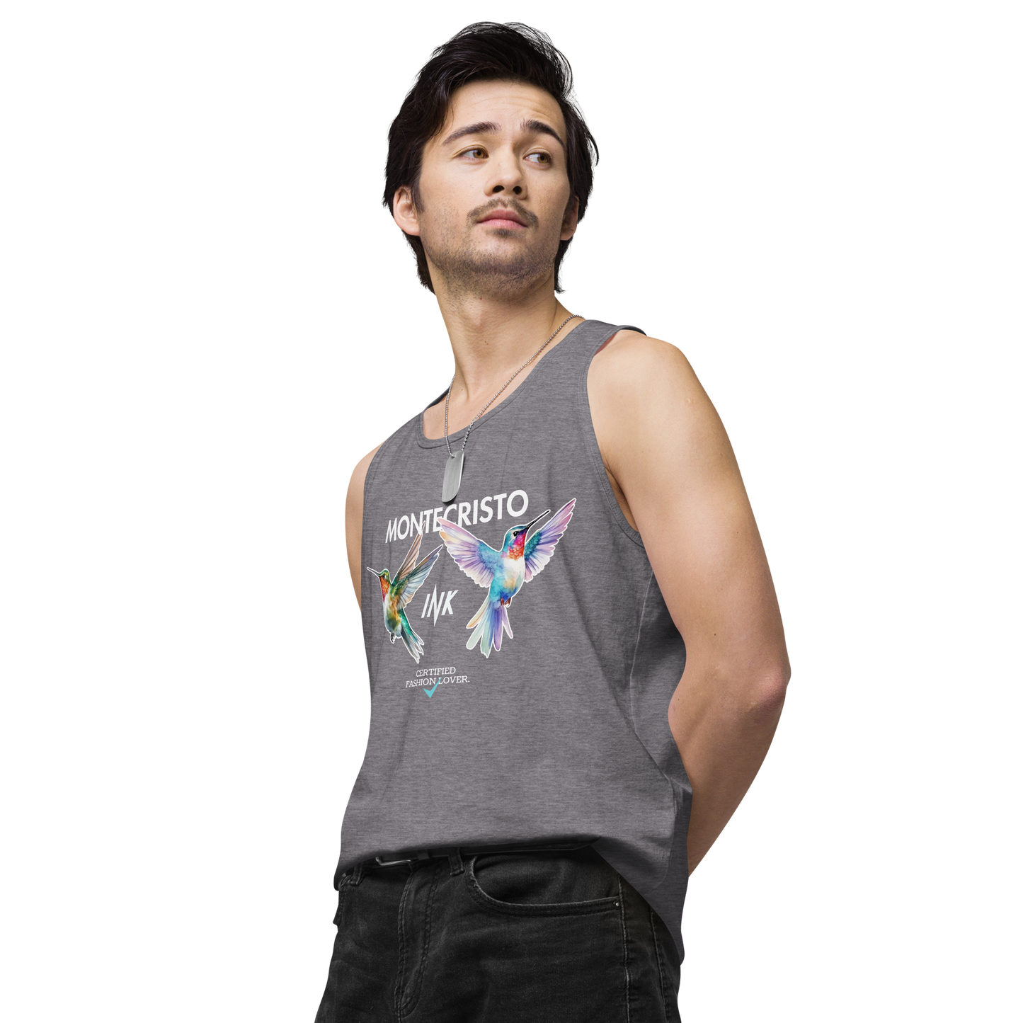 EliteBlend Premium Tank Top with "Certified Fashion Lover" motif