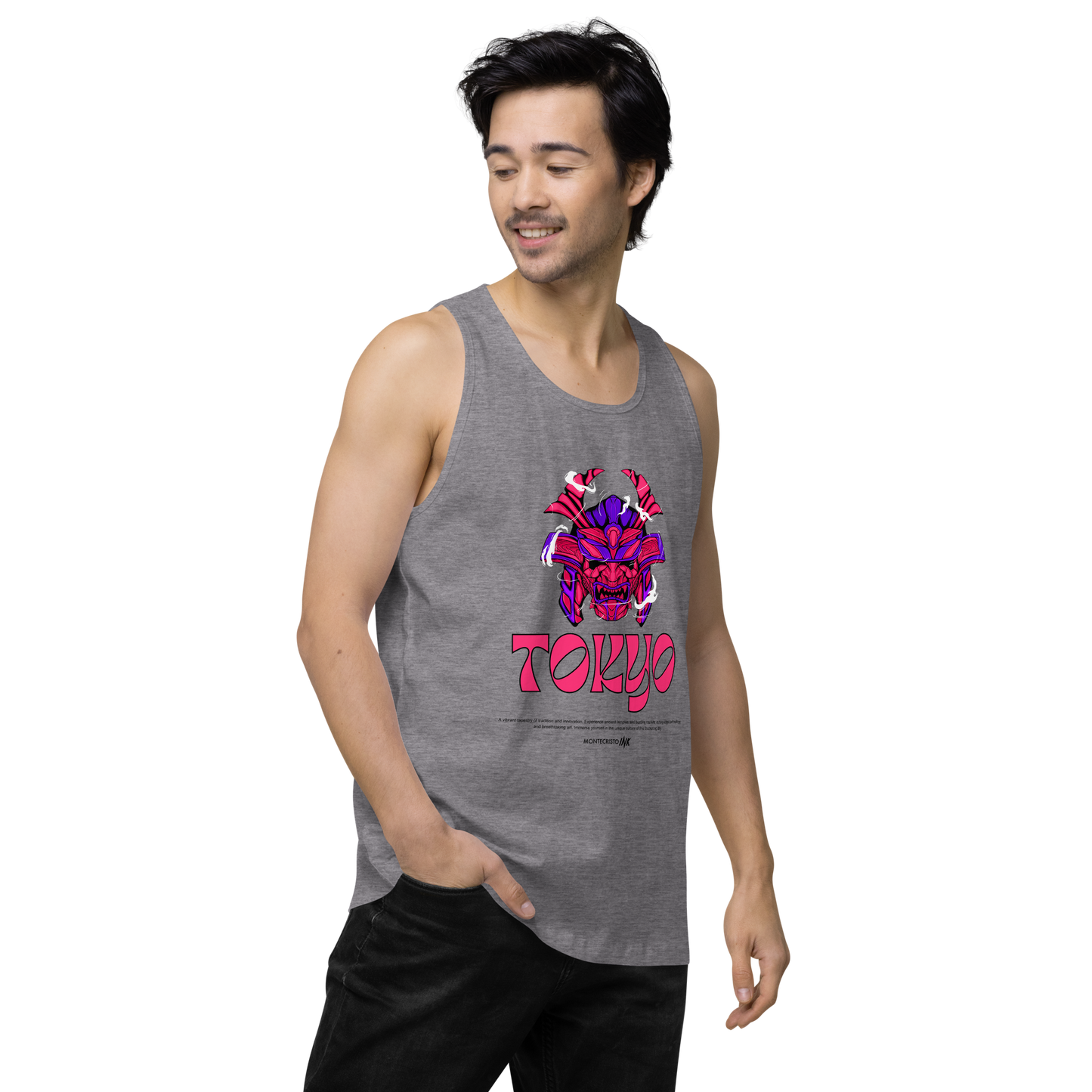 “Tokyo” print EliteBlend Premium Tank Top