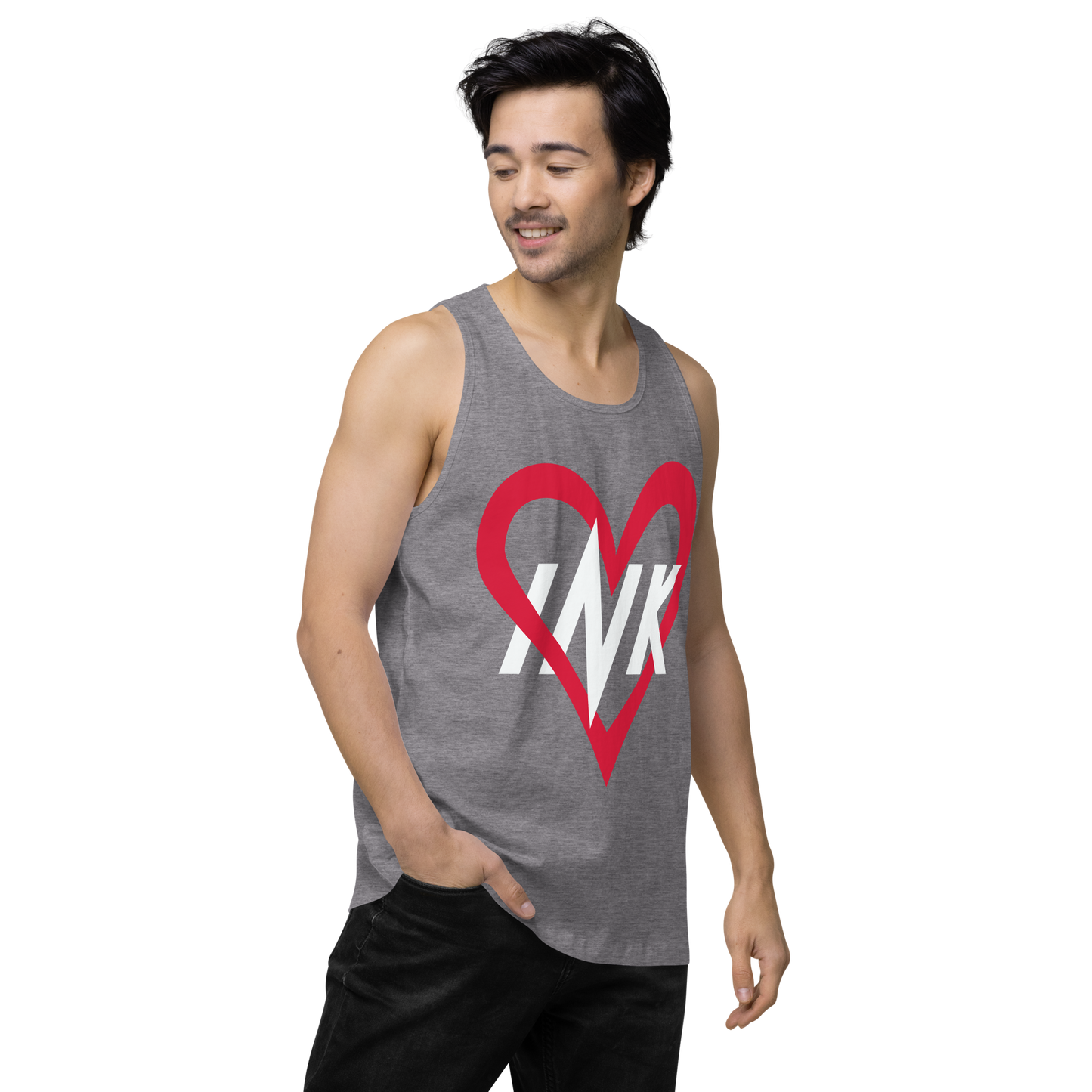 EliteBlend Premium Tank Top with "Ink Love" Iconic motif