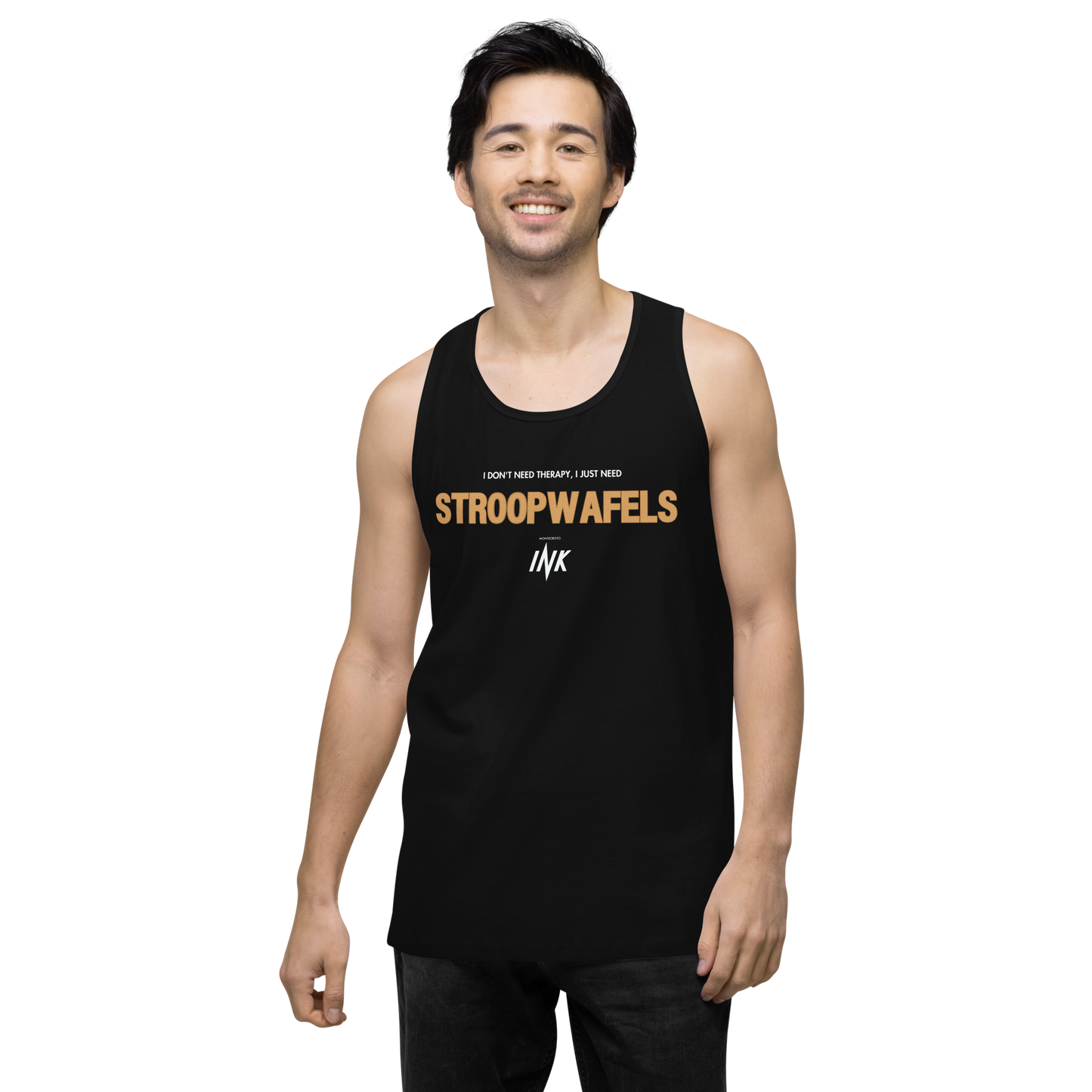 "I Don't Need Therapy, I Just Need STROOPWAFELS" EliteBlend Premium Tank Top