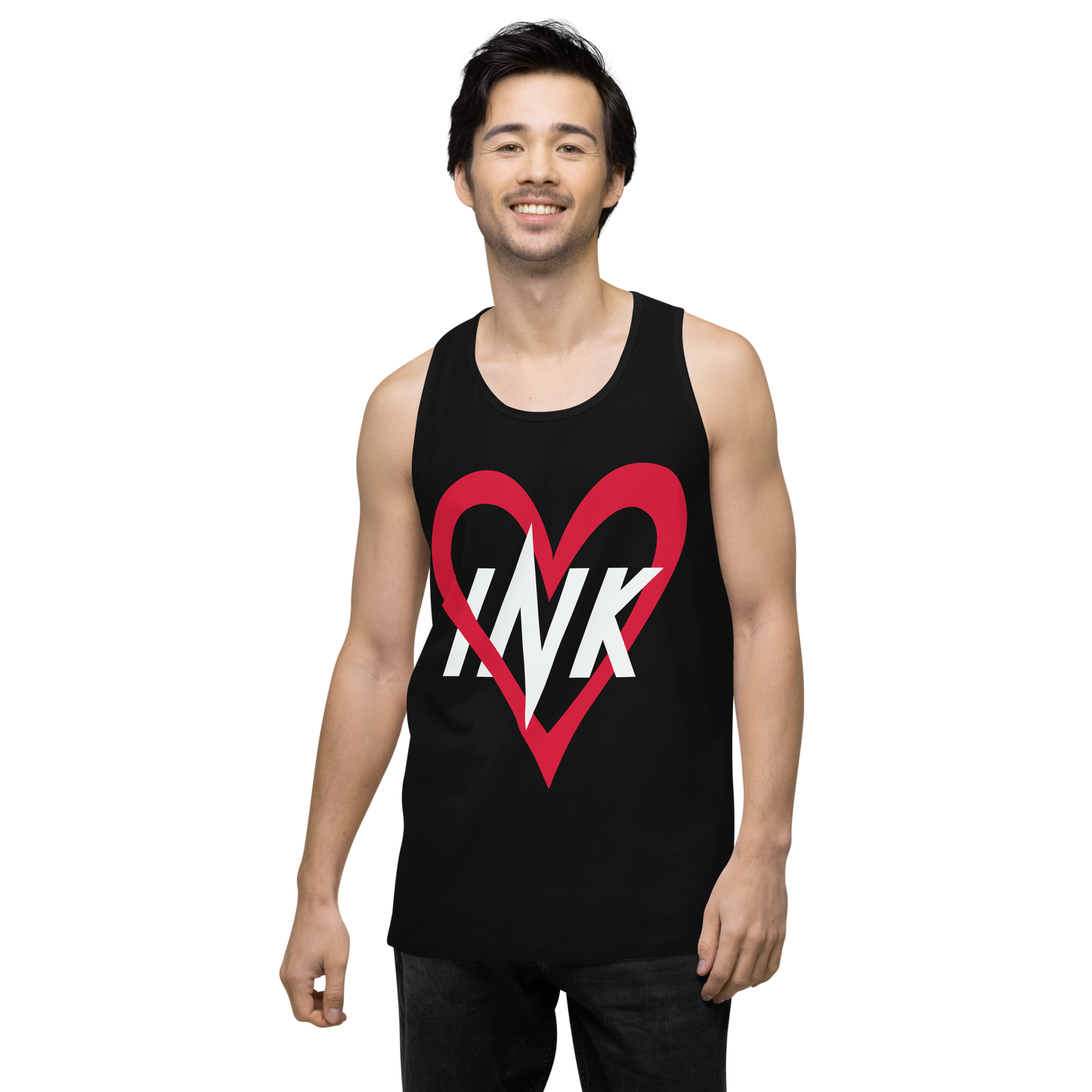 EliteBlend Premium Tank Top with "Ink Love" Iconic motif