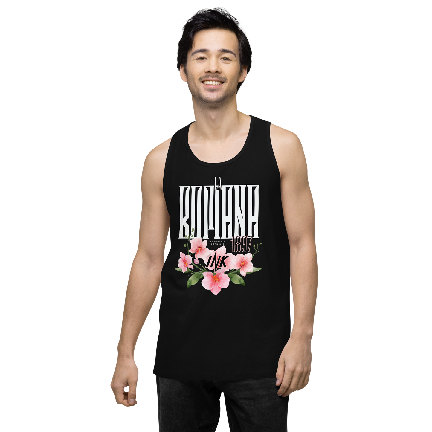 EliteBlend Premium Tank Top with “La Romana, 1897” motif