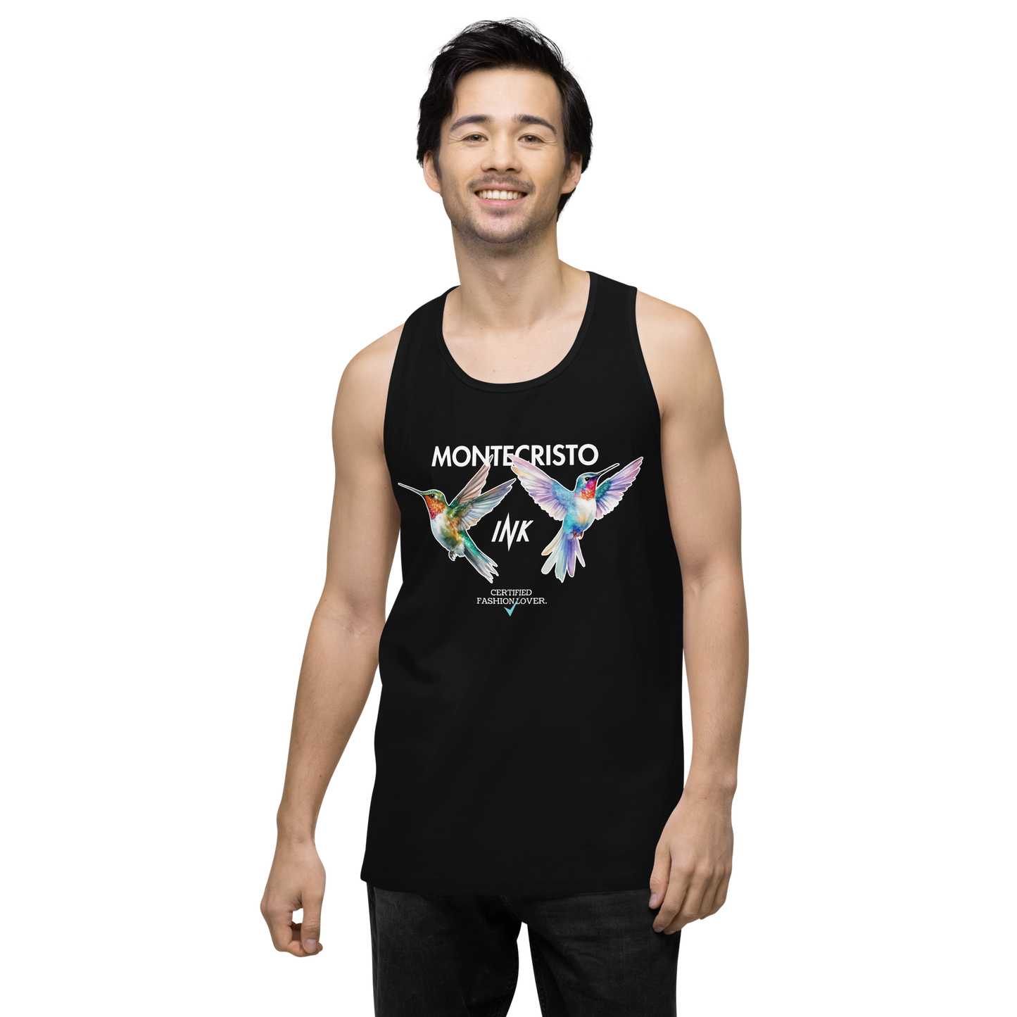 EliteBlend Premium Tank Top with "Certified Fashion Lover" motif