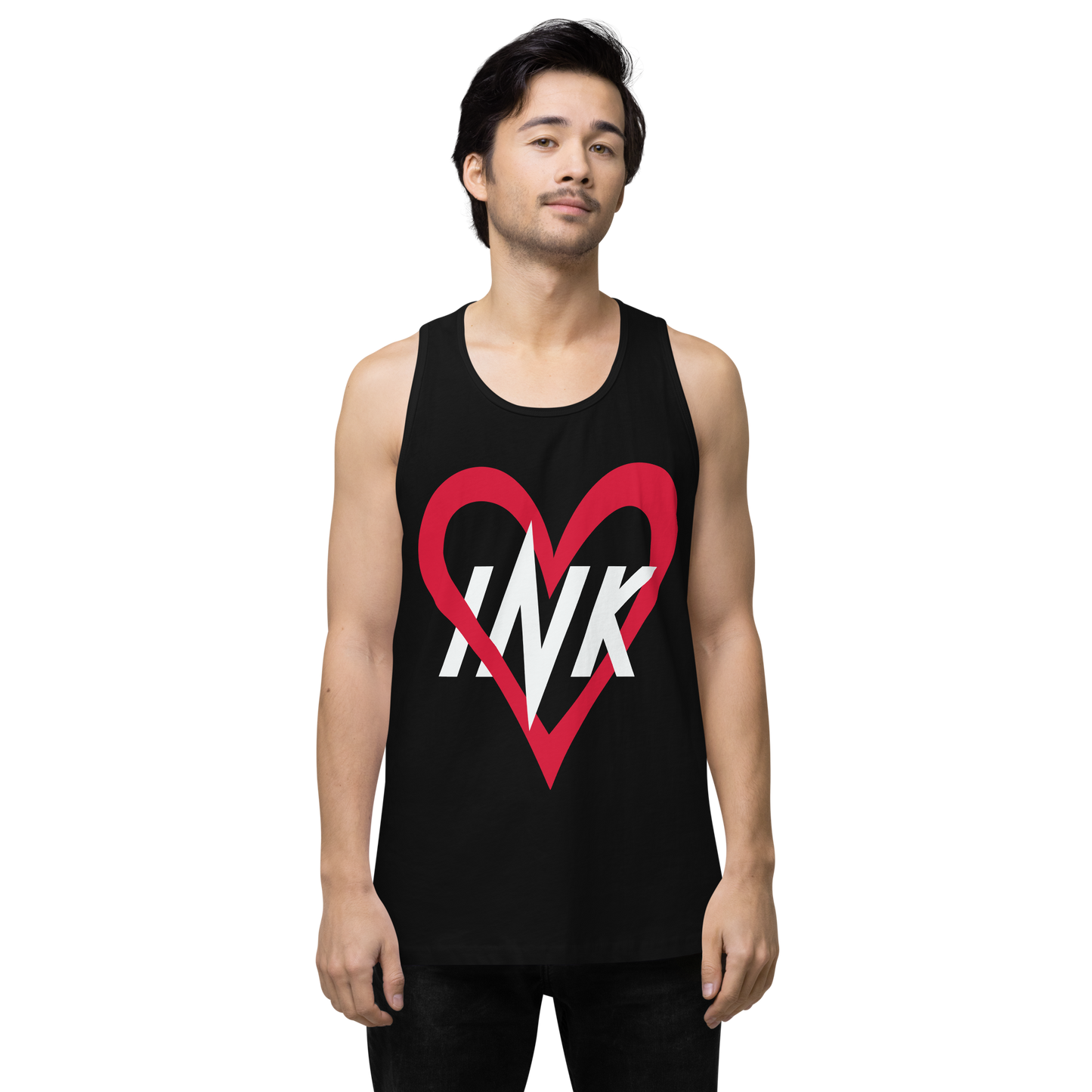 EliteBlend Premium Tank Top with "Ink Love" Iconic motif