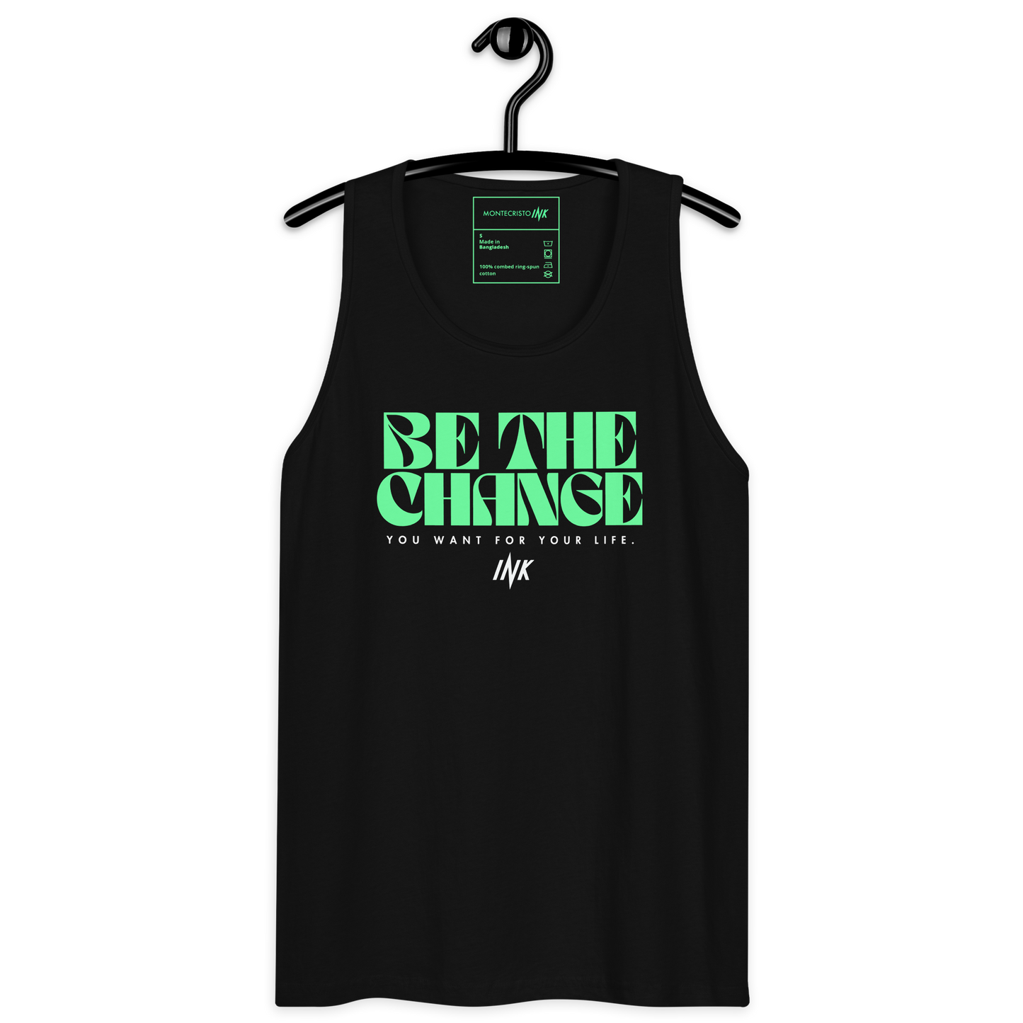 "Be The Change" EliteBlend Premium Tank Top