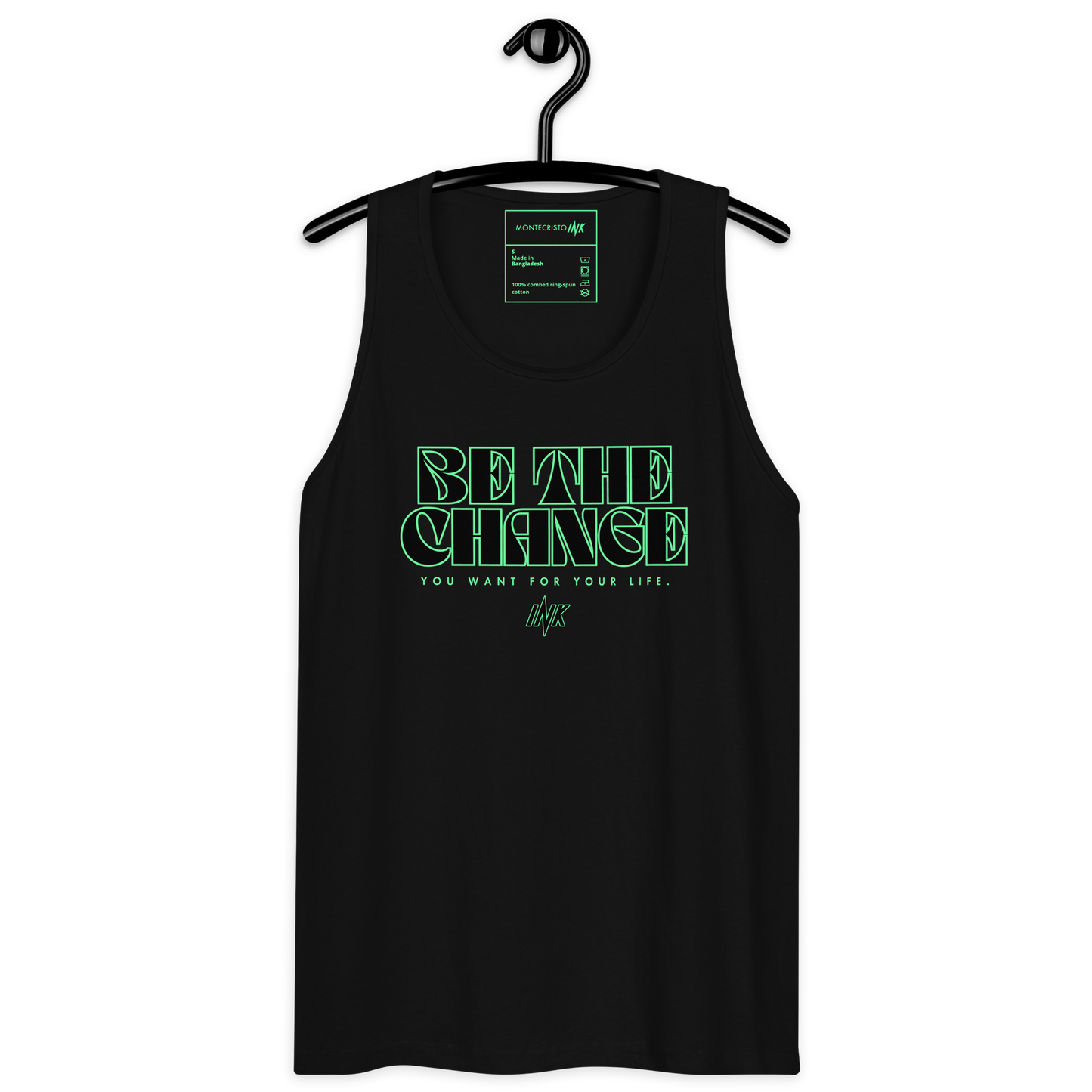 "Be The Change" EliteBlend Premium Tank Top