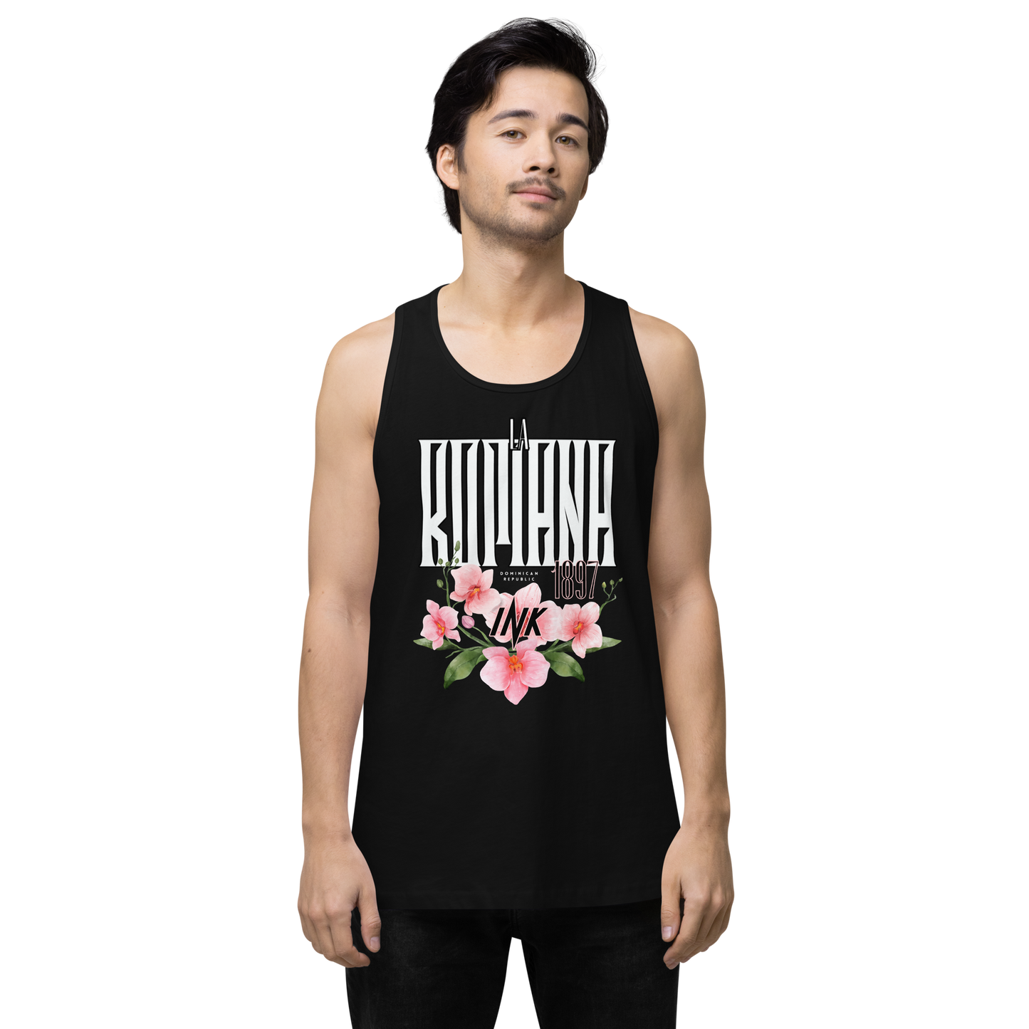 EliteBlend Premium Tank Top with “La Romana, 1897” motif