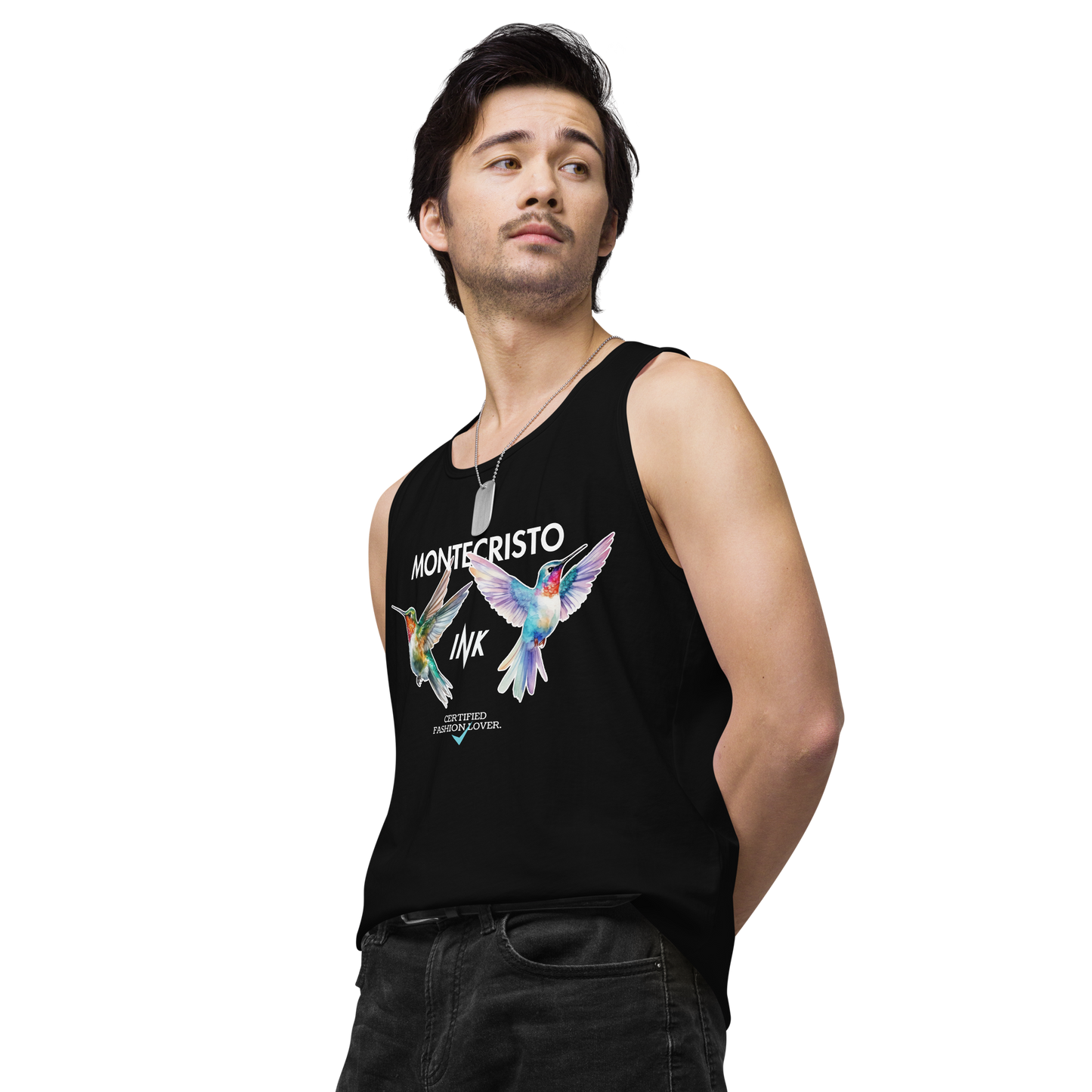 EliteBlend Premium Tank Top with "Certified Fashion Lover" motif