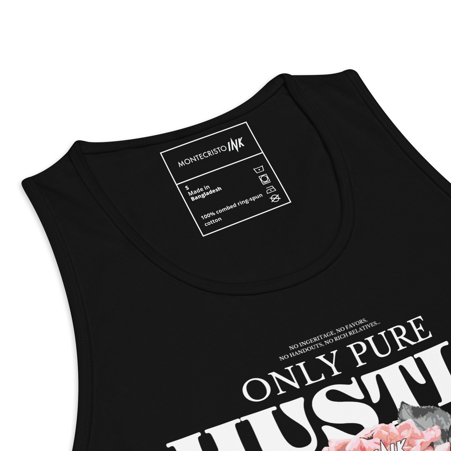 EliteBlend Premium Tank Top with "Only Pure Hustle" motif