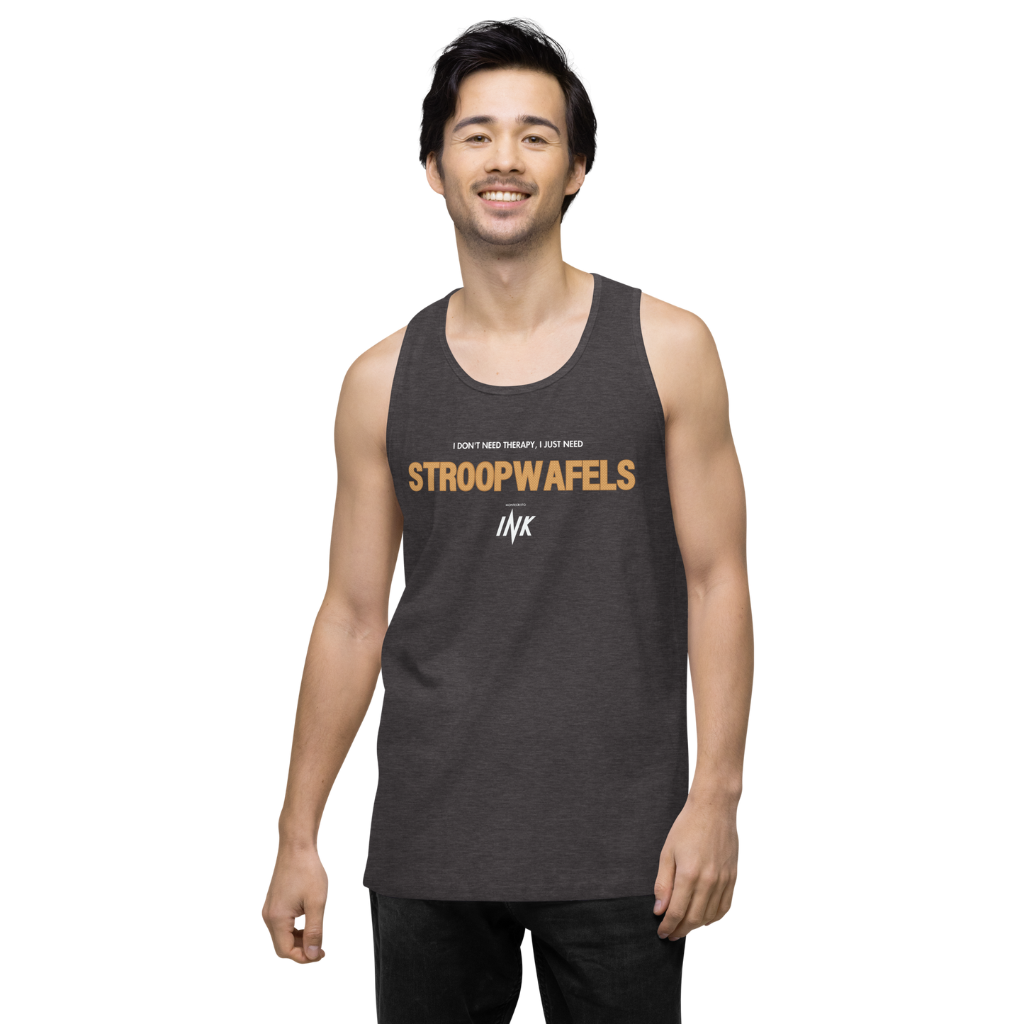 "I Don't Need Therapy, I Just Need STROOPWAFELS" EliteBlend Premium Tank Top