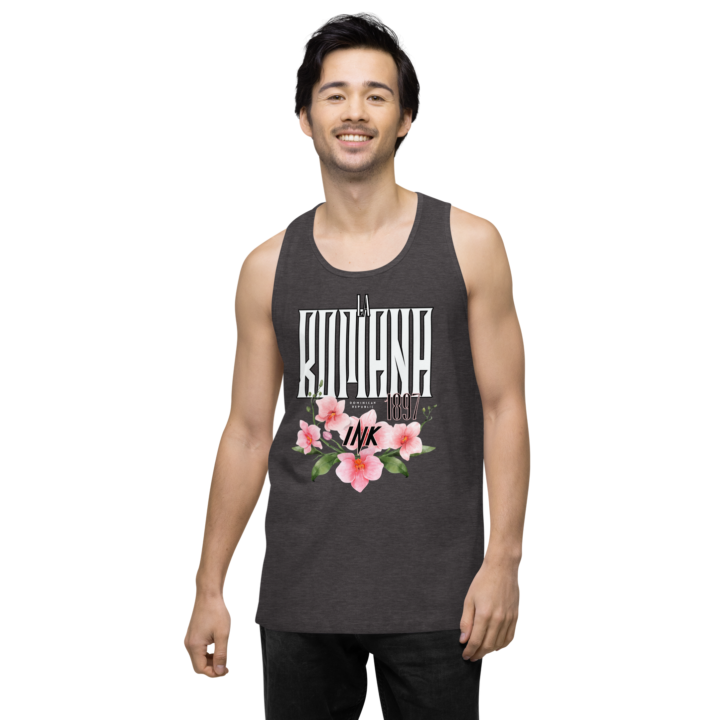 EliteBlend Premium Tank Top with “La Romana, 1897” motif