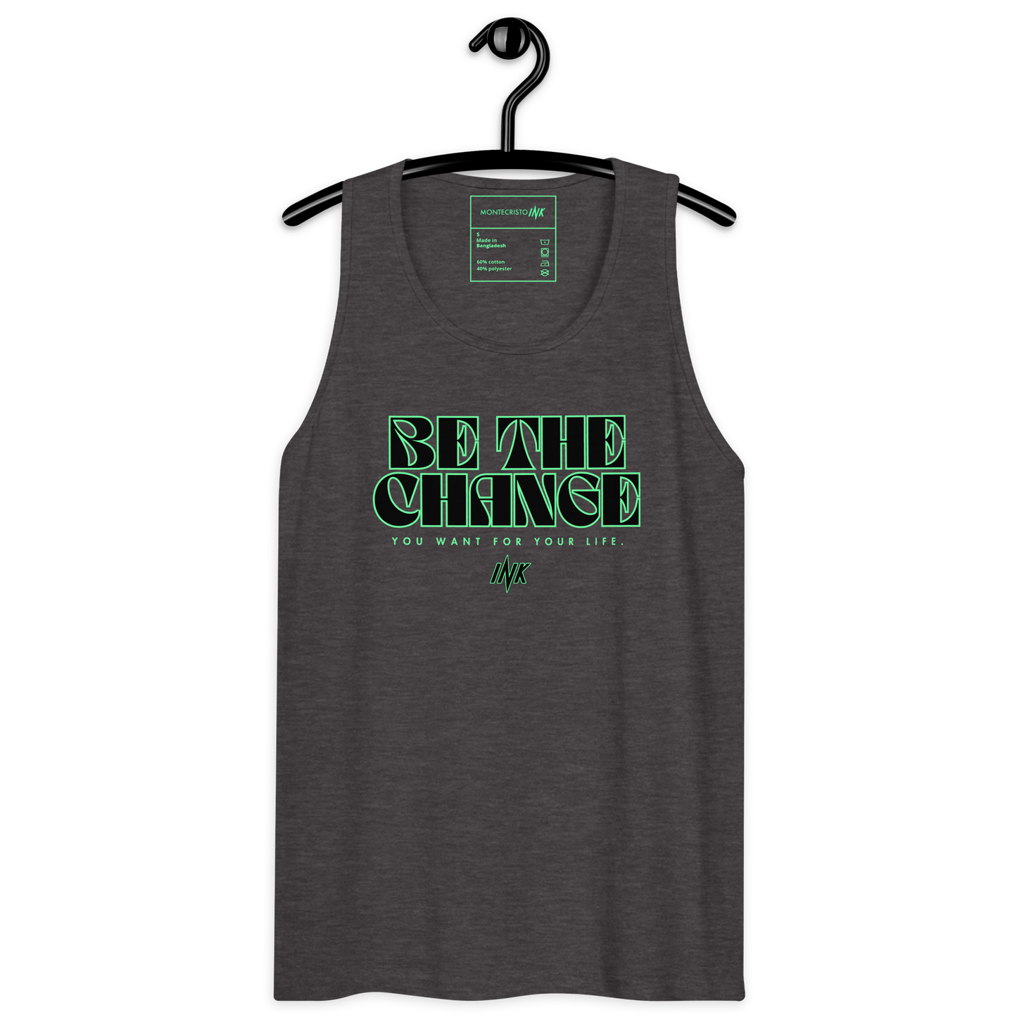 "Be The Change" EliteBlend Premium Tank Top