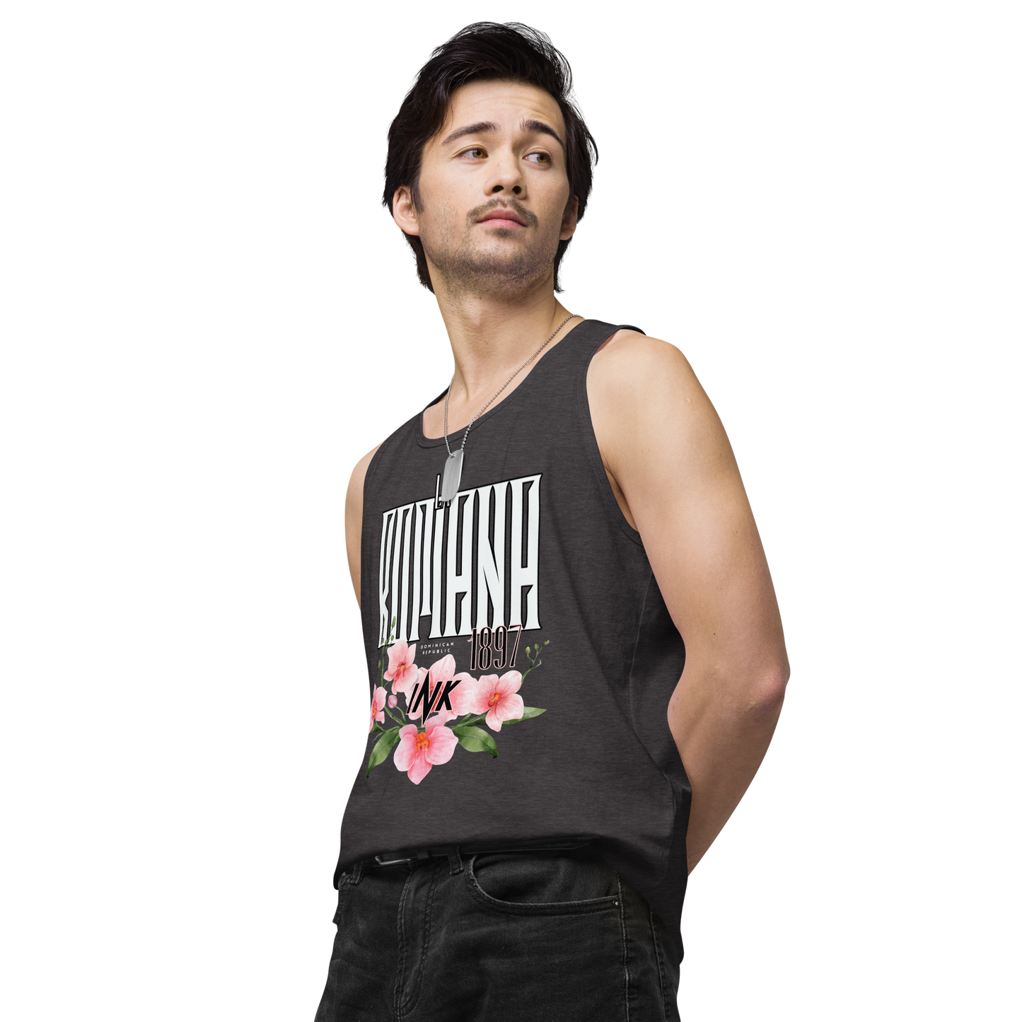 EliteBlend Premium Tank Top with “La Romana, 1897” motif