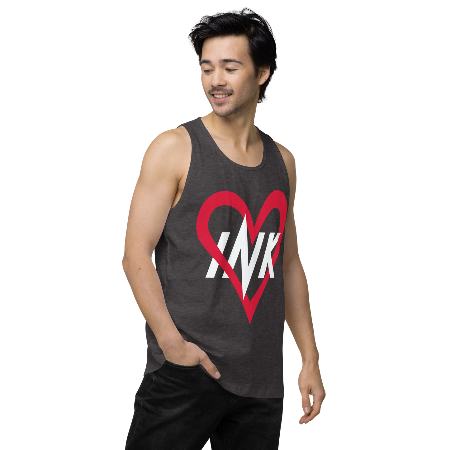 EliteBlend Premium Tank Top with "Ink Love" Iconic motif