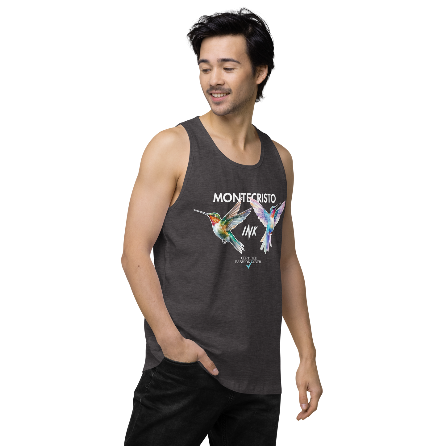 EliteBlend Premium Tank Top with "Certified Fashion Lover" motif