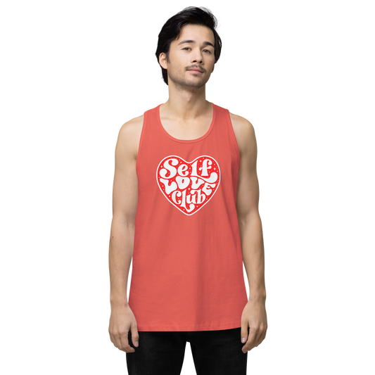 EliteBlend Premium Tank Top with "Self Love Club" motif