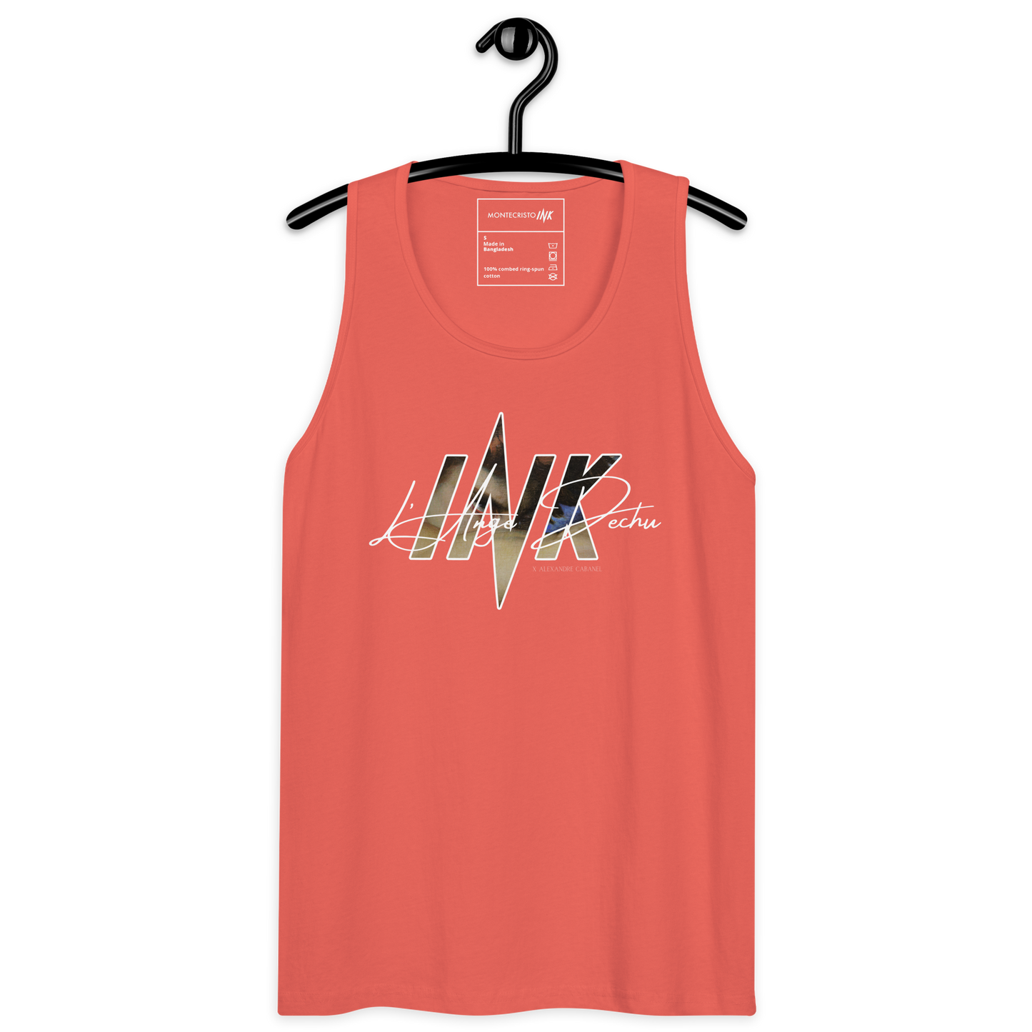 “L'Ange Dechu x Alexandre Cabanel” motif EliteBlend Premium Tank Top