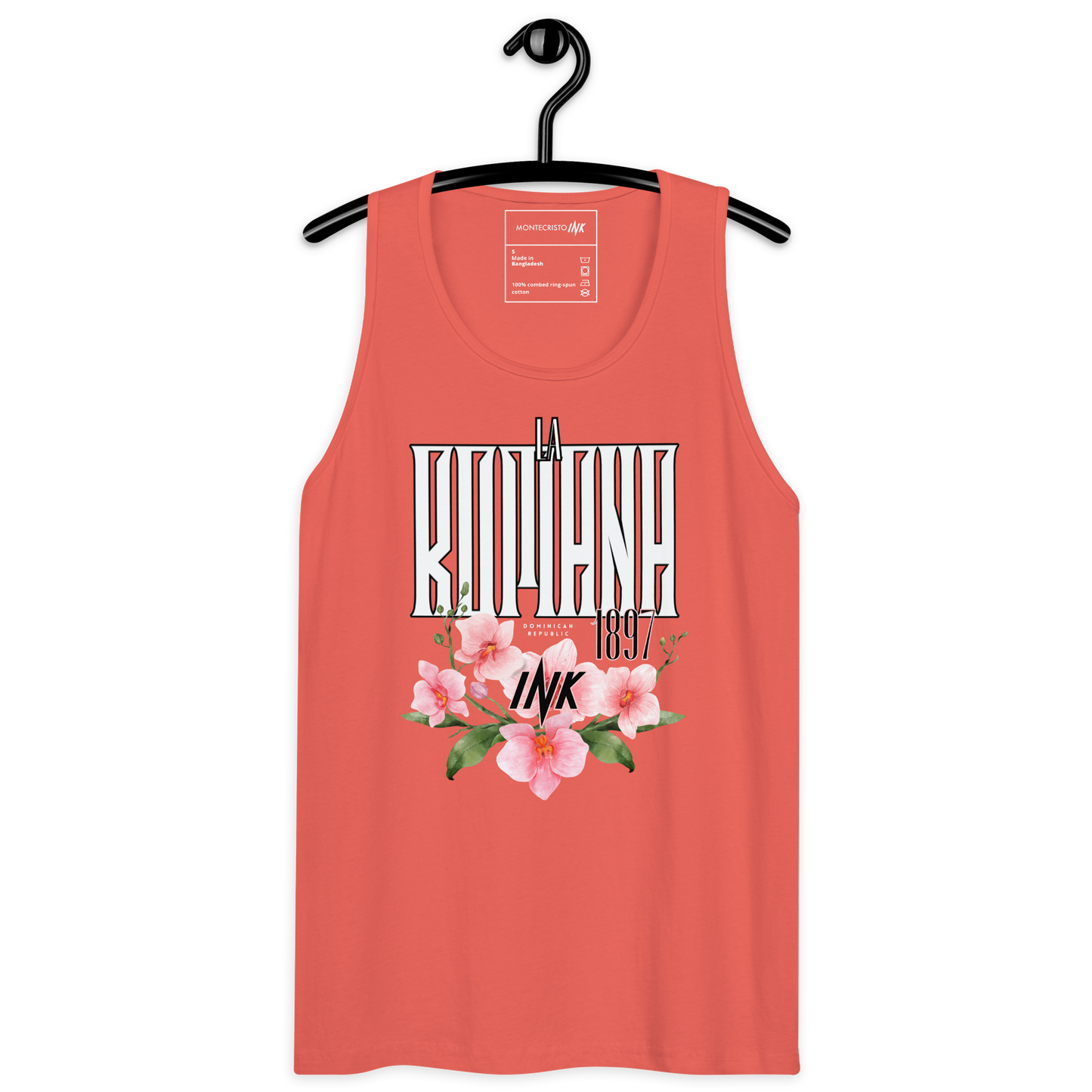 EliteBlend Premium Tank Top with “La Romana, 1897” motif