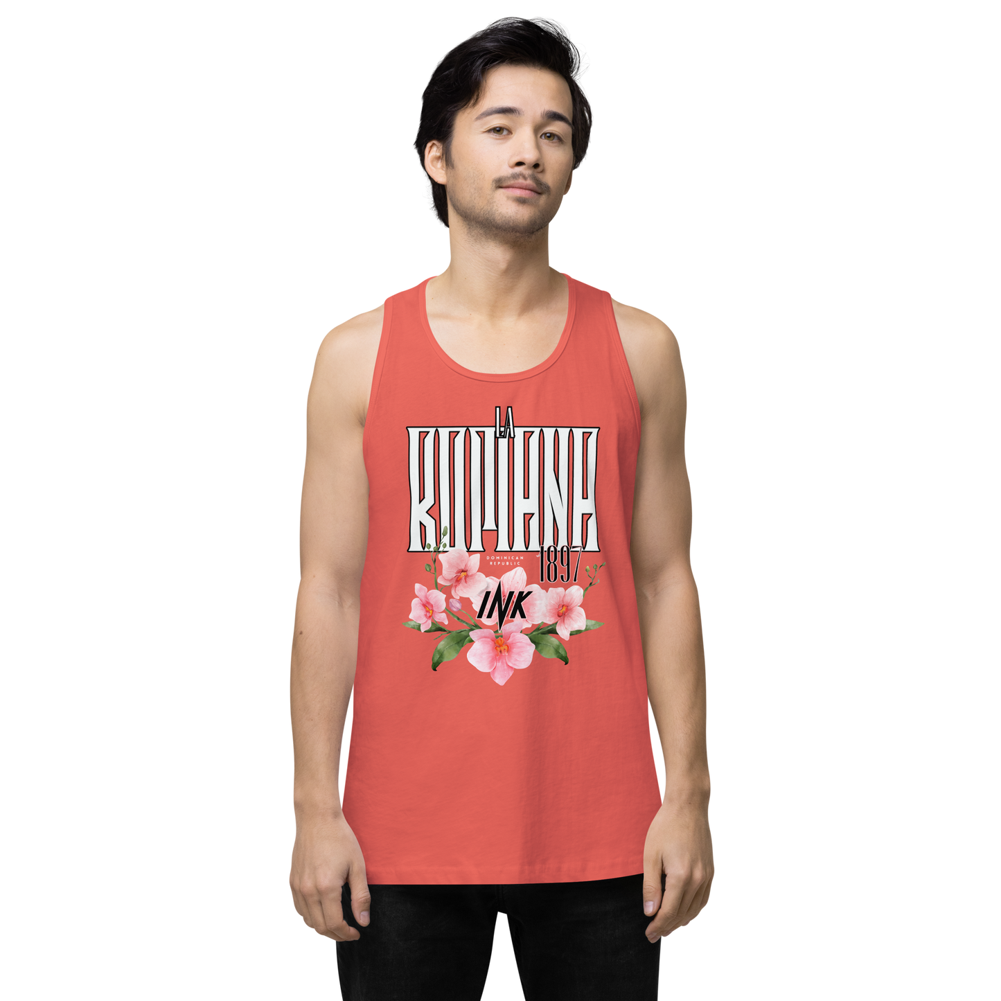 EliteBlend Premium Tank Top with “La Romana, 1897” motif